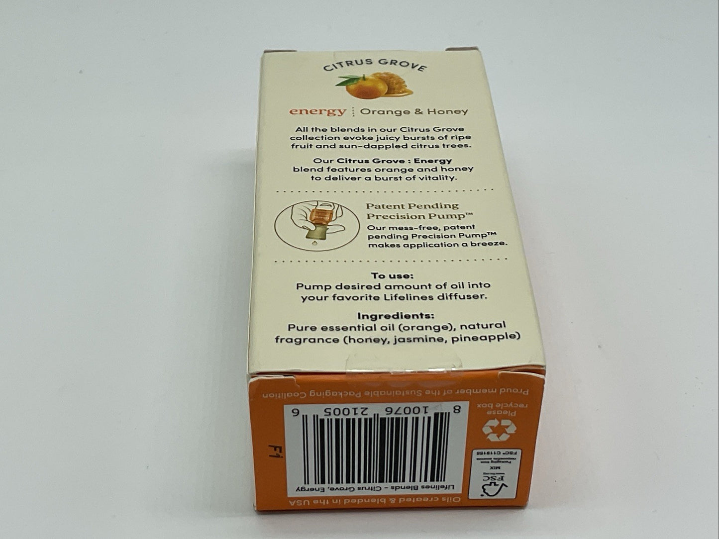 Lifelines Essential Oil Blend - Citrus Grove Focus - Orange & Honey