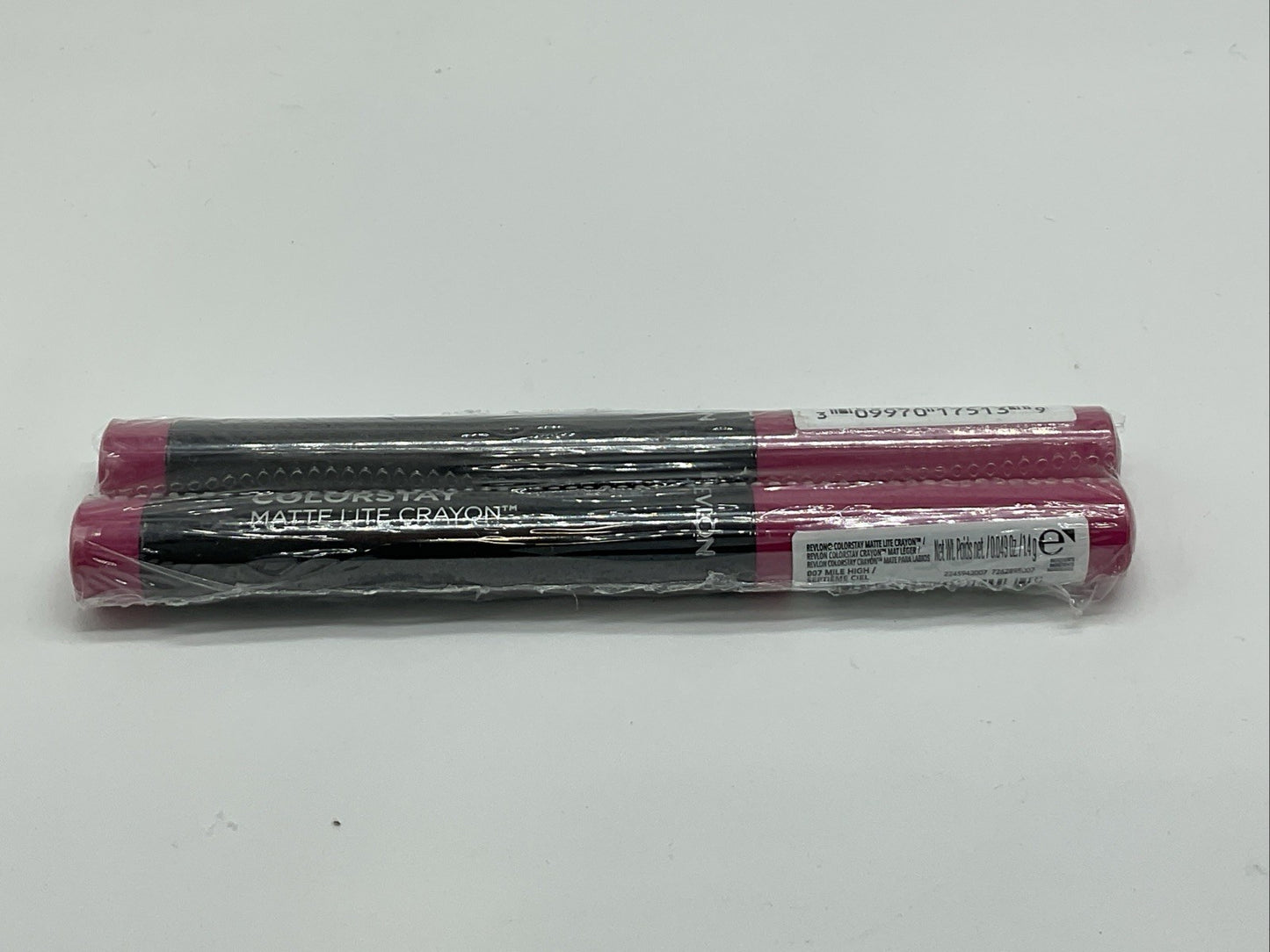 2 PACK - Revlon ColorStay Matte Lite Lipstick Crayon - 007 Mile High