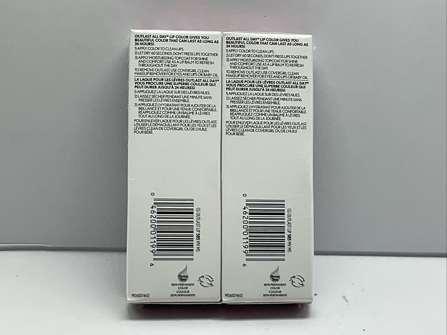 2 PACK - CoverGirl Outlast All-Day Lip Color - 585 Mauve Muse