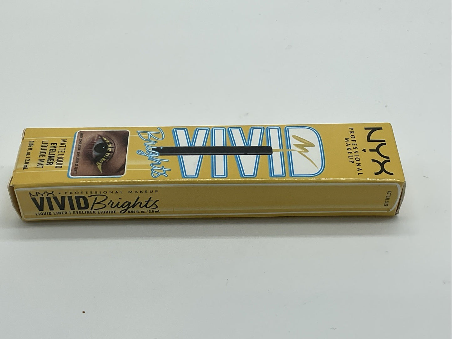 NYX Professional Vivid Brights Liquid Eyeliner Liner - 03 Had Me At Yellow