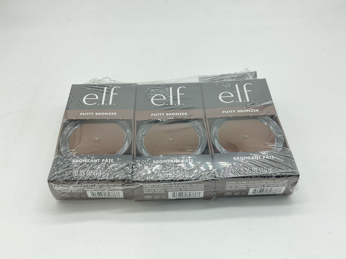 3 PACK - e.l.f. Putty Bronzer - Sun Kissed
