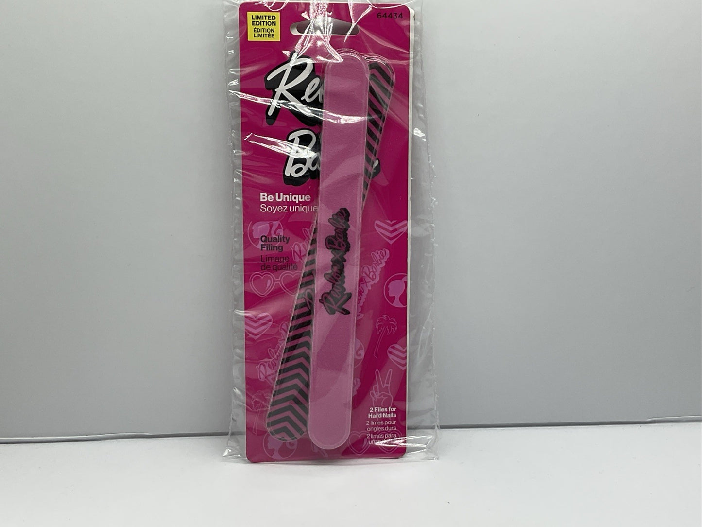 Revlon x Barbie Nail File for Hard Nails - Quality Filing - Set Of 2