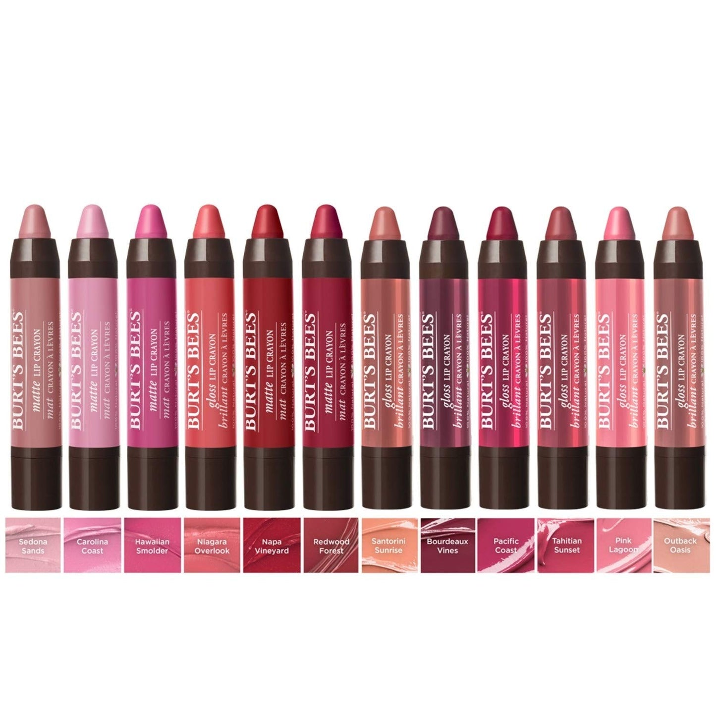 Burt's Bees OUTBACK OASIS Gloss Lip Crayon 100% Natural 401 NEW SEALED