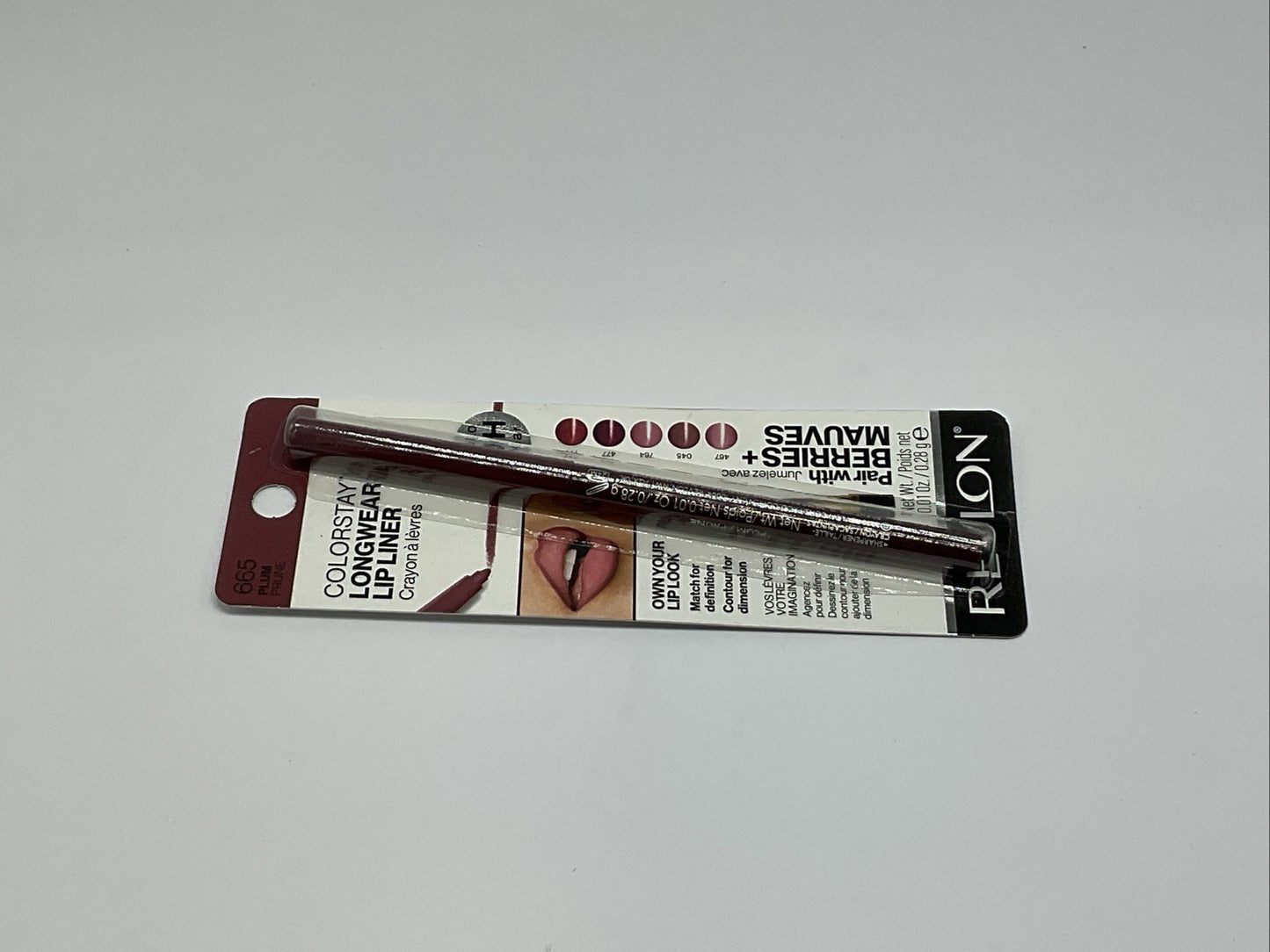 Revlon ColorStay Longwear Lip Liner Pencil - 665 Plum - Single