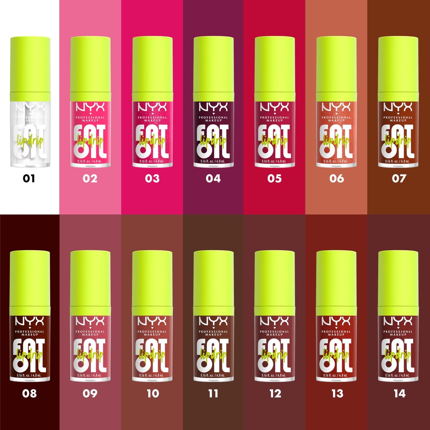 2 PACK - NYX Fat Oil Lip Drip Creamy Lip Oil - FOLD02 Missed Call - 0.16oz/4.8mL