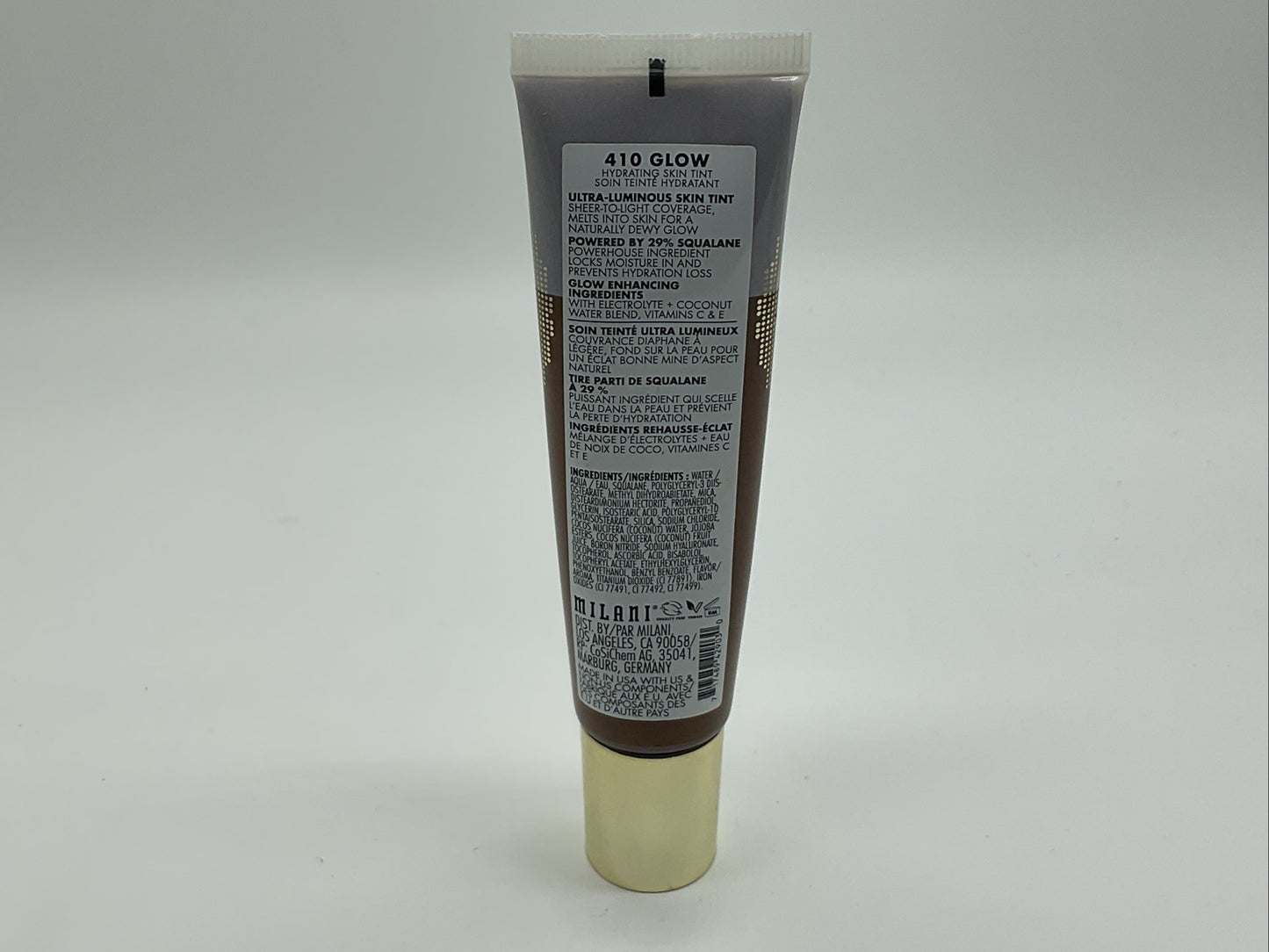 Milani Glow Hydrating Skin Tint - 410 Dark to Deep