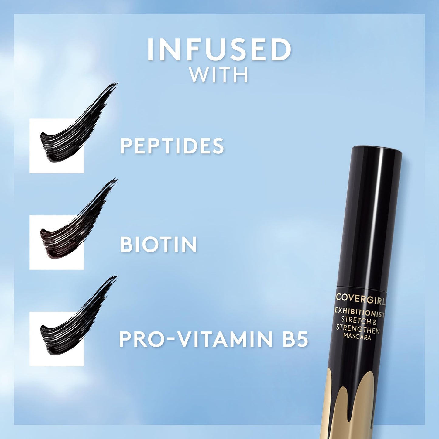 COVERGIRL Exhibitionist Stretch & Strengthen Water-Resist Mascara Very Black 825