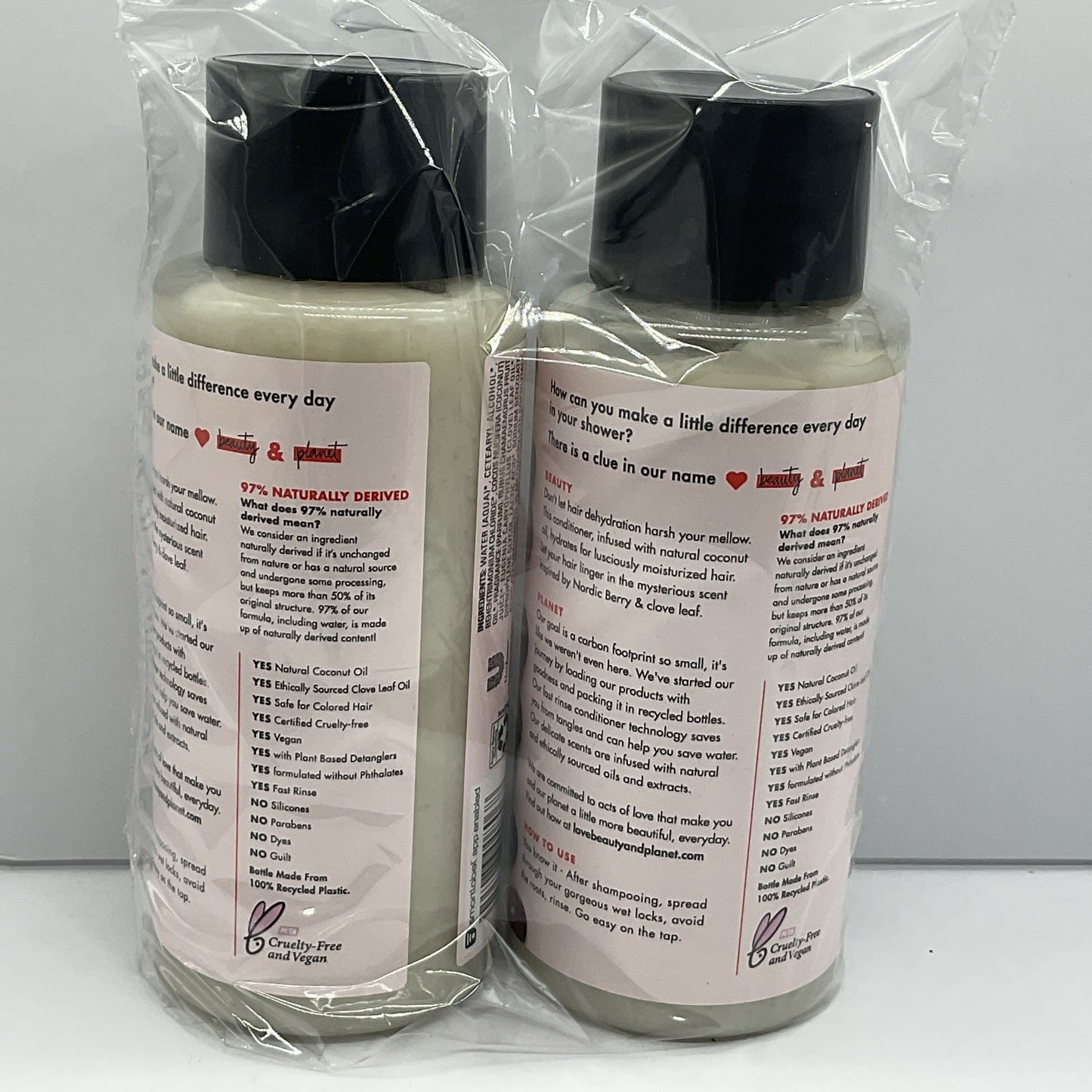 2 Pack Love Beauty & Planet Conditioner - Nordic Berry & Clove Leaf Oil