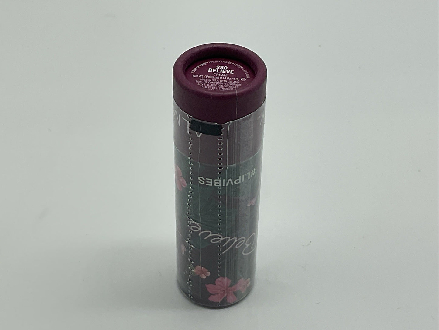 Almay Lip Vibes Lipstick with Vitamin E Oil & Shea Butter 0.14 Oz - 280 Believe