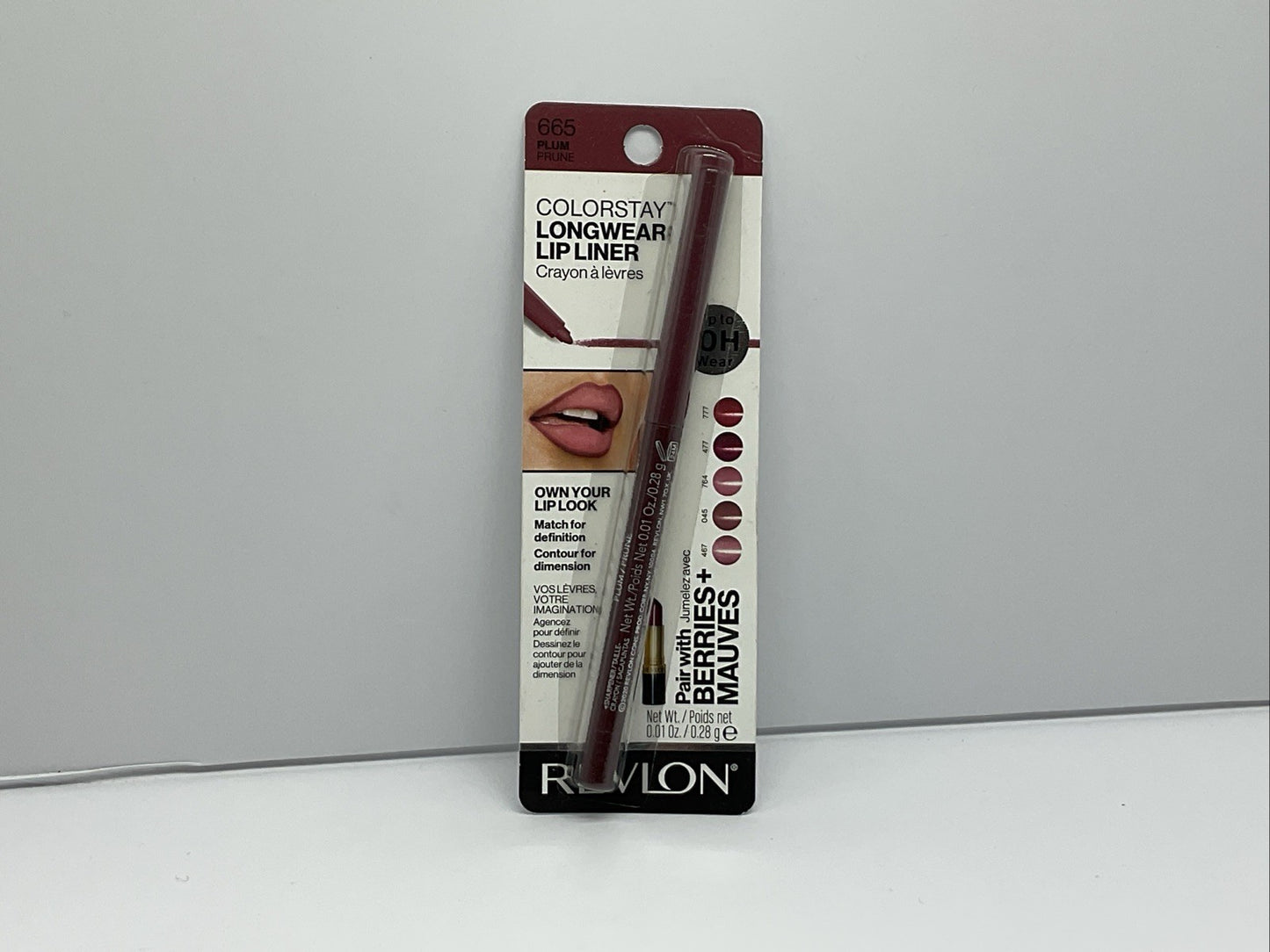Revlon ColorStay Longwear Lip Liner Pencil - 665 Plum - Single