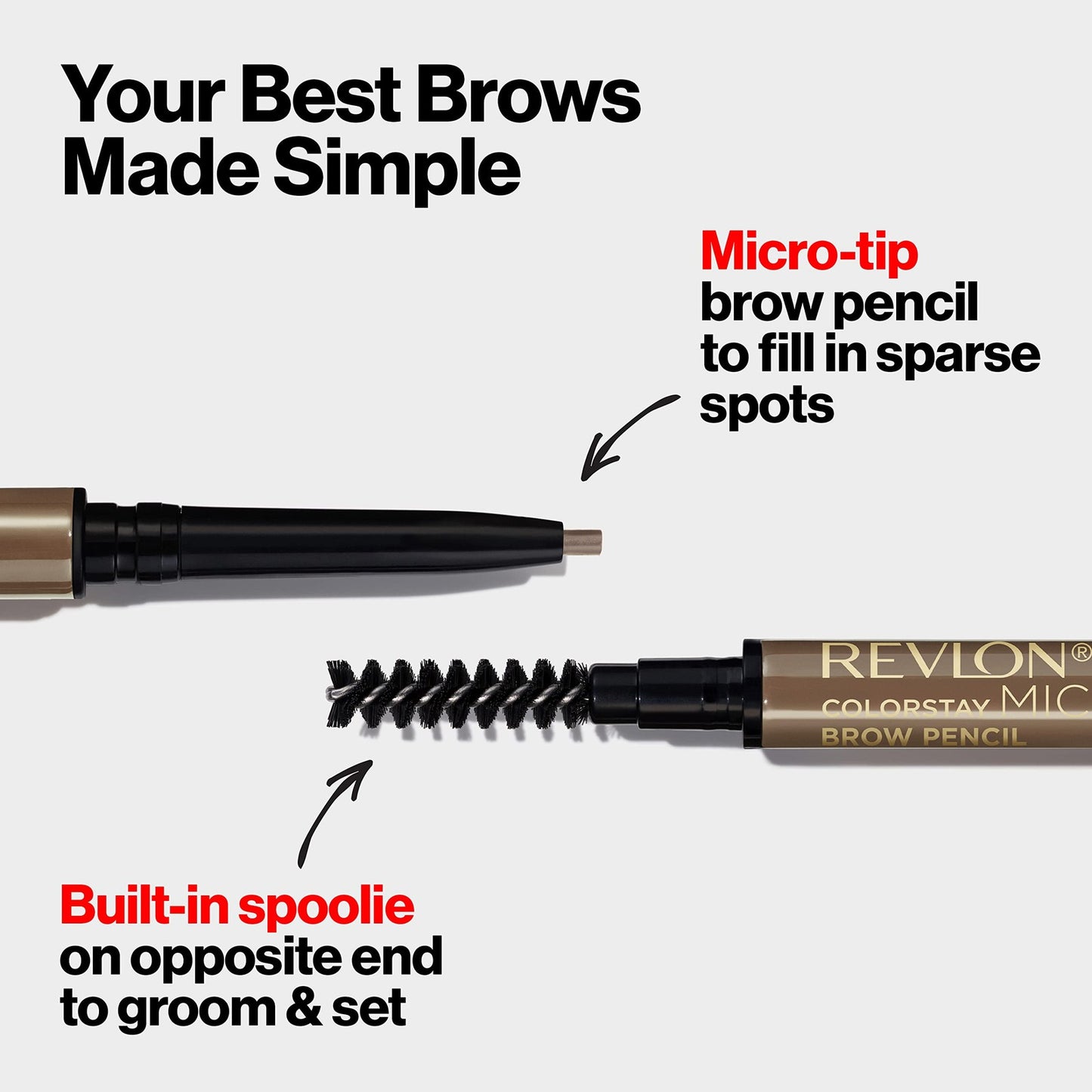 2 Pack - Revlon Colorstay MicroBrow Eyebrow Pencil - 456 Dark Brown