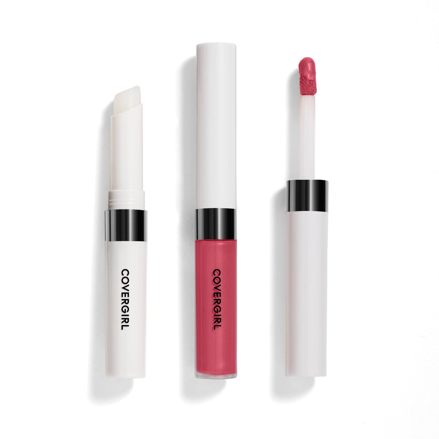 2 PACK - CoverGirl Lip Color & Topcoat Outlast All Day - 547 Rose Pearl