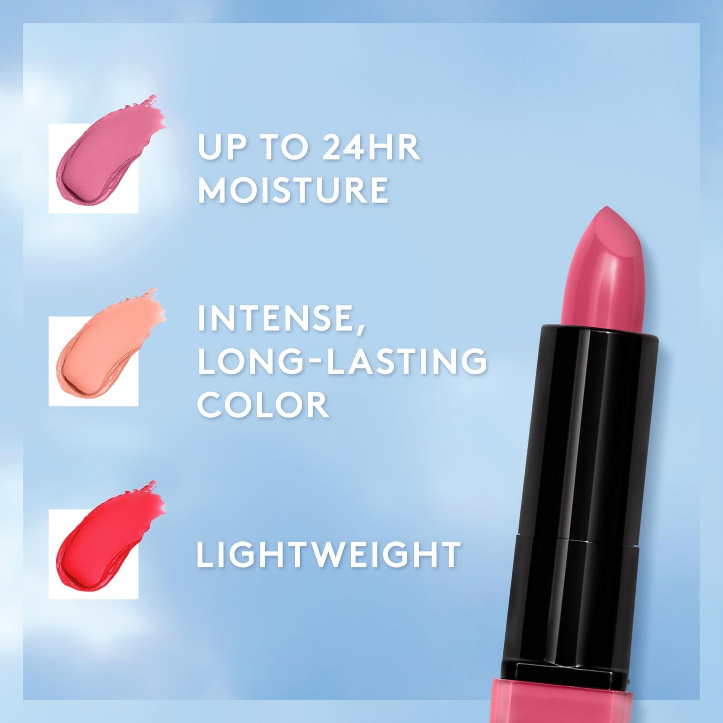 2 PACK - Covergirl Exhibitionist Creme Lipstick Lipcolor - 475 Rose Paradise