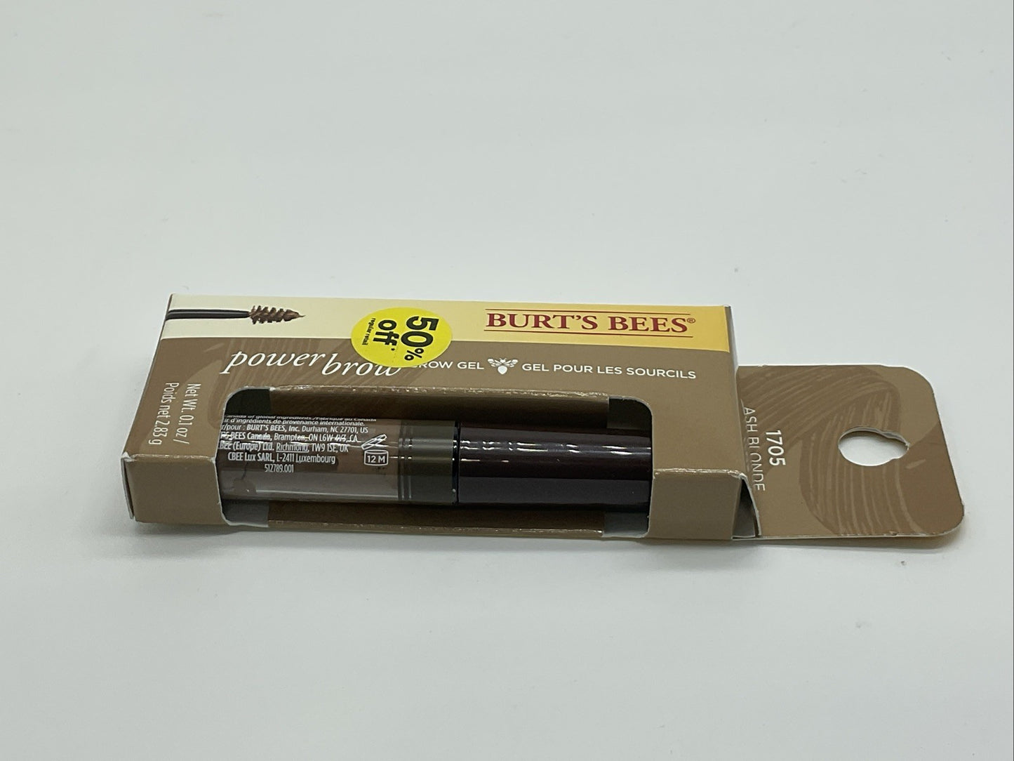 Burt's Bees Brow Gel 0.1oz - 1705 Ash Blonde
