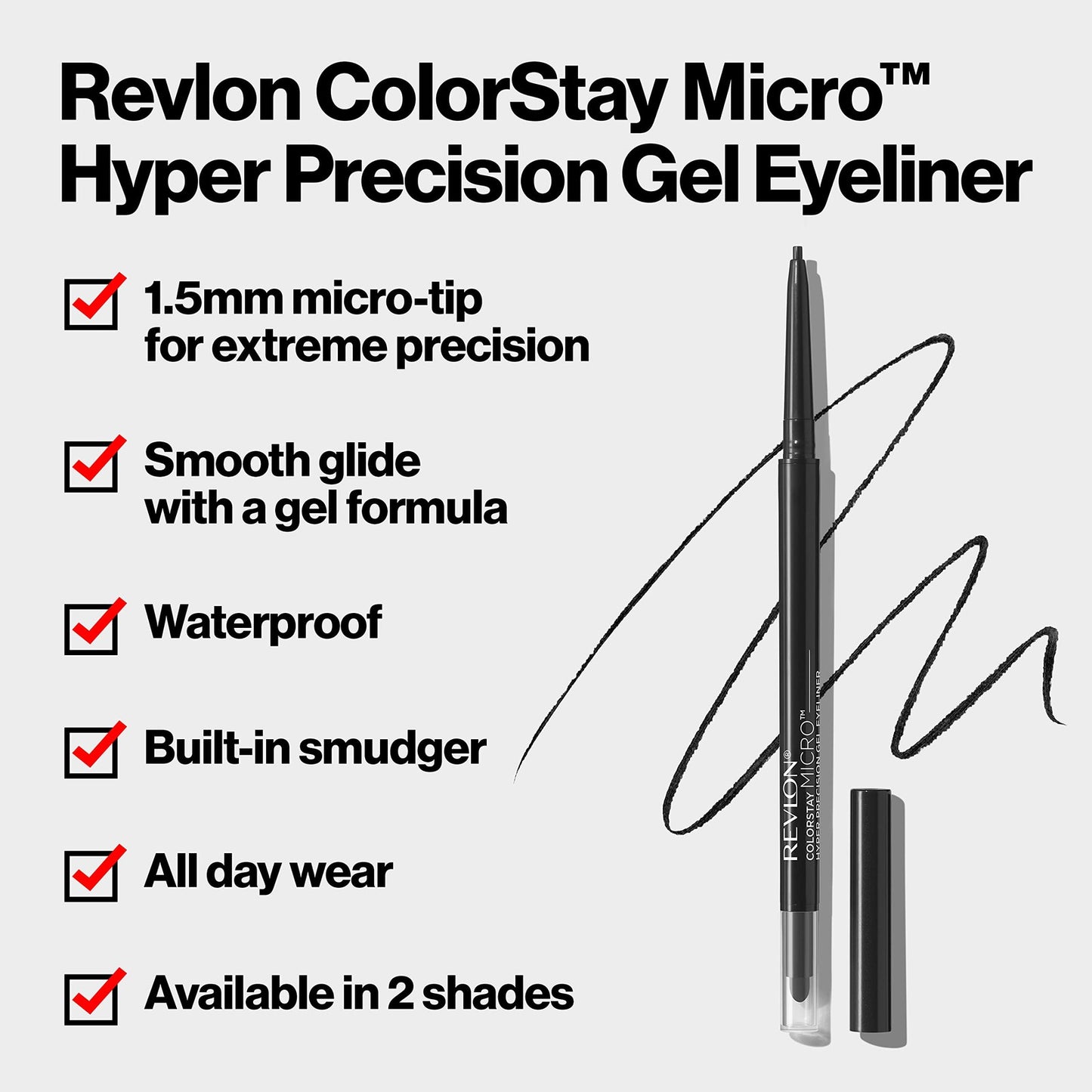 Revlon ColorStay Micro Gel Waterproof 0.008 oz Eyeliner - 215 Brown