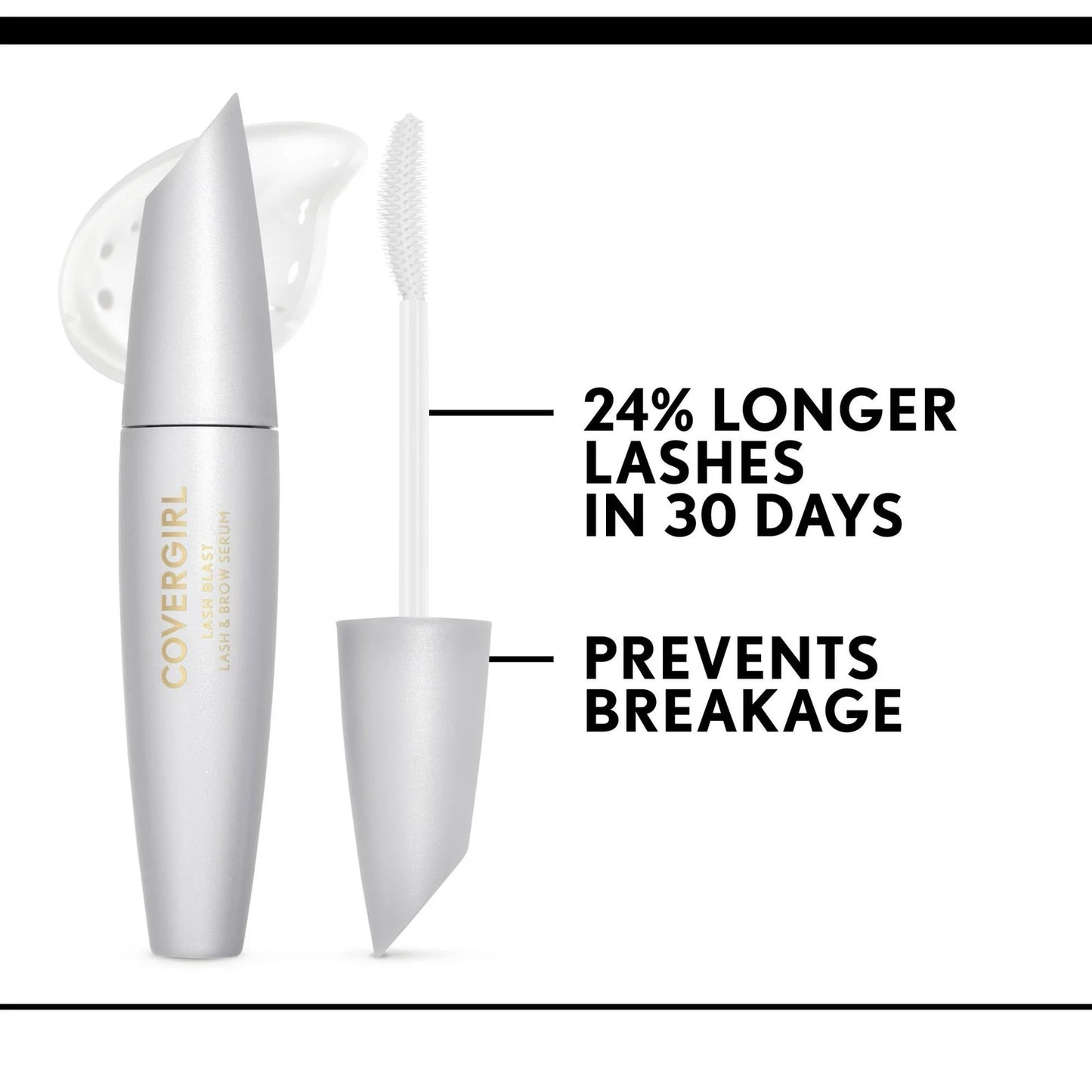 Covergirl Lash Blast & Brow Serum Lash Coating Brush - 100 Transparent