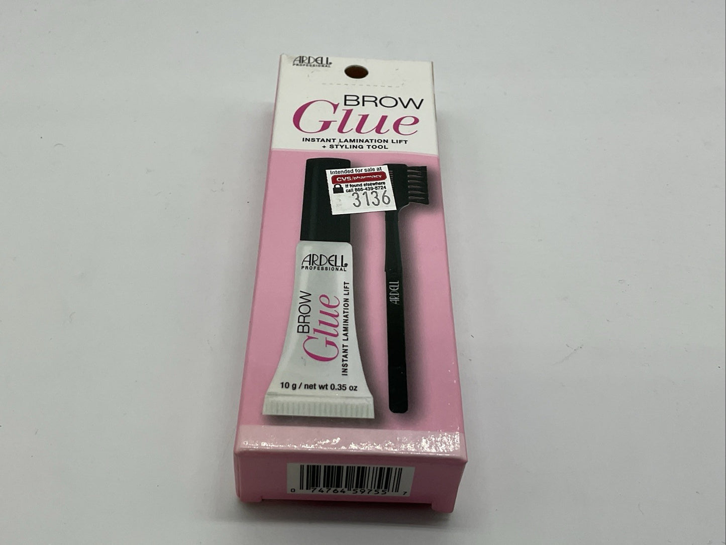 Ardell Brow Glue Instant Lamination Lift + Styling Tool 0.35 oz - 59755 Clear