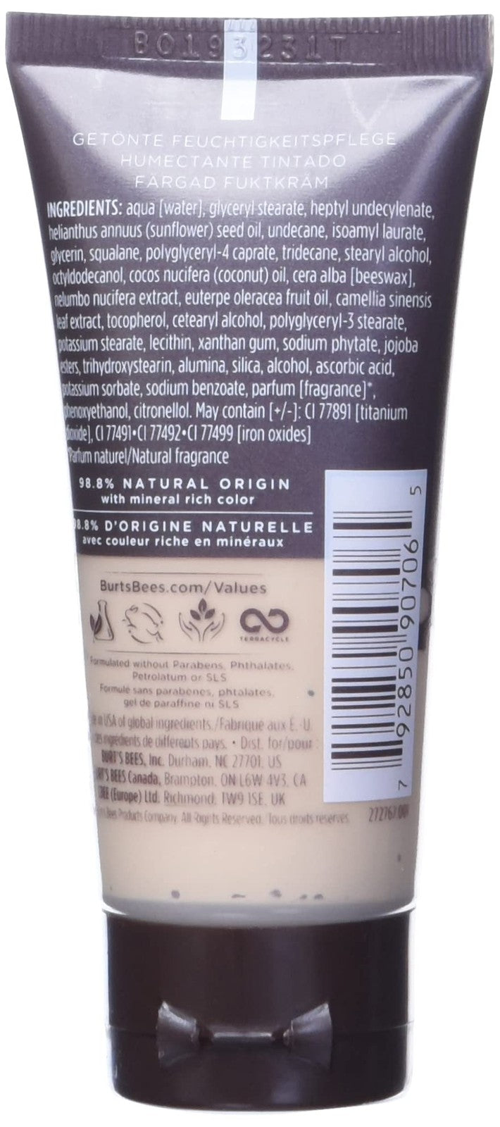 Burts Bees Goodness Glows Tinted Moisturizer With Green Tea 2010 Ivory