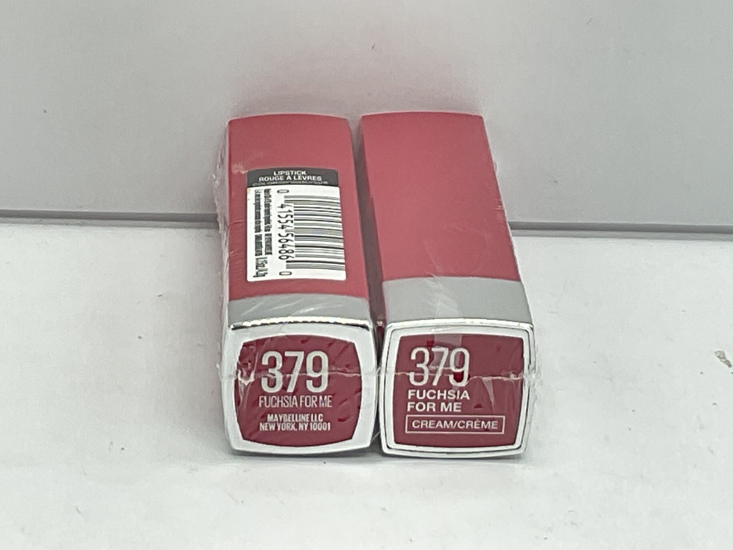 2 PACK - Maybelline Color Sensational Made For All Lipstick - 379 Fuchsia For Me