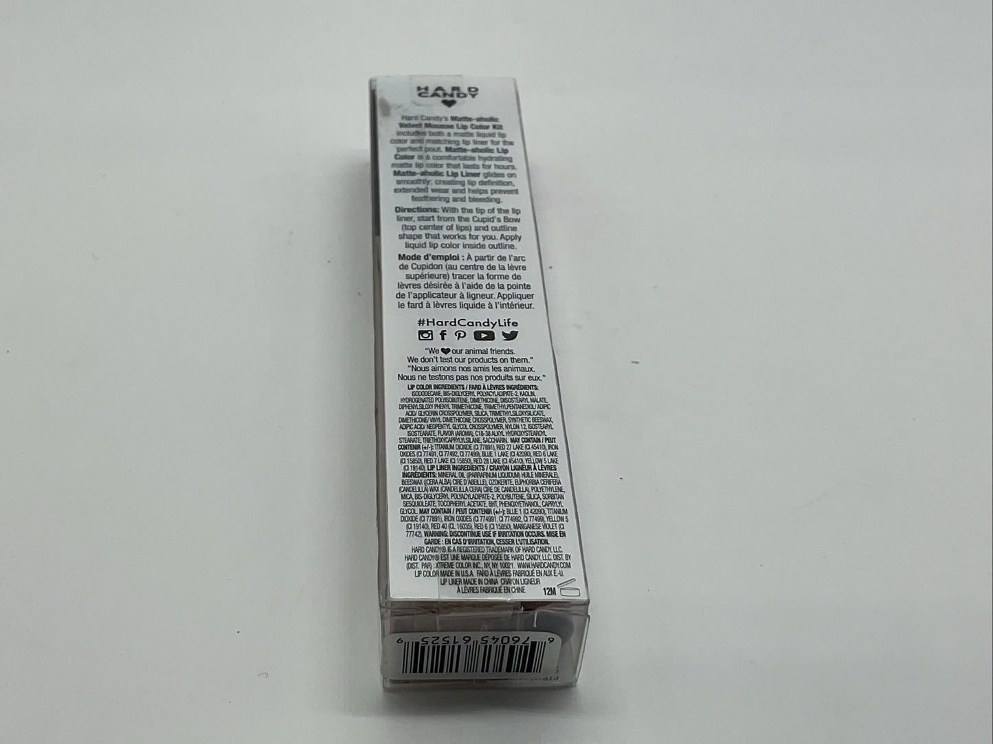 Hard Candy Matte Lip Color Kit Alcoholic - 1525 Spider Orchid