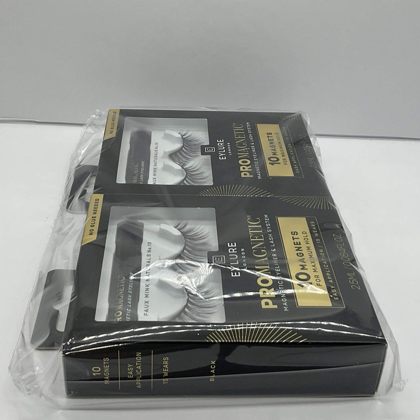 2 Pack - Eylure ProMagnetic 10 Magnet False Eyelashes Faux Mink Naturals