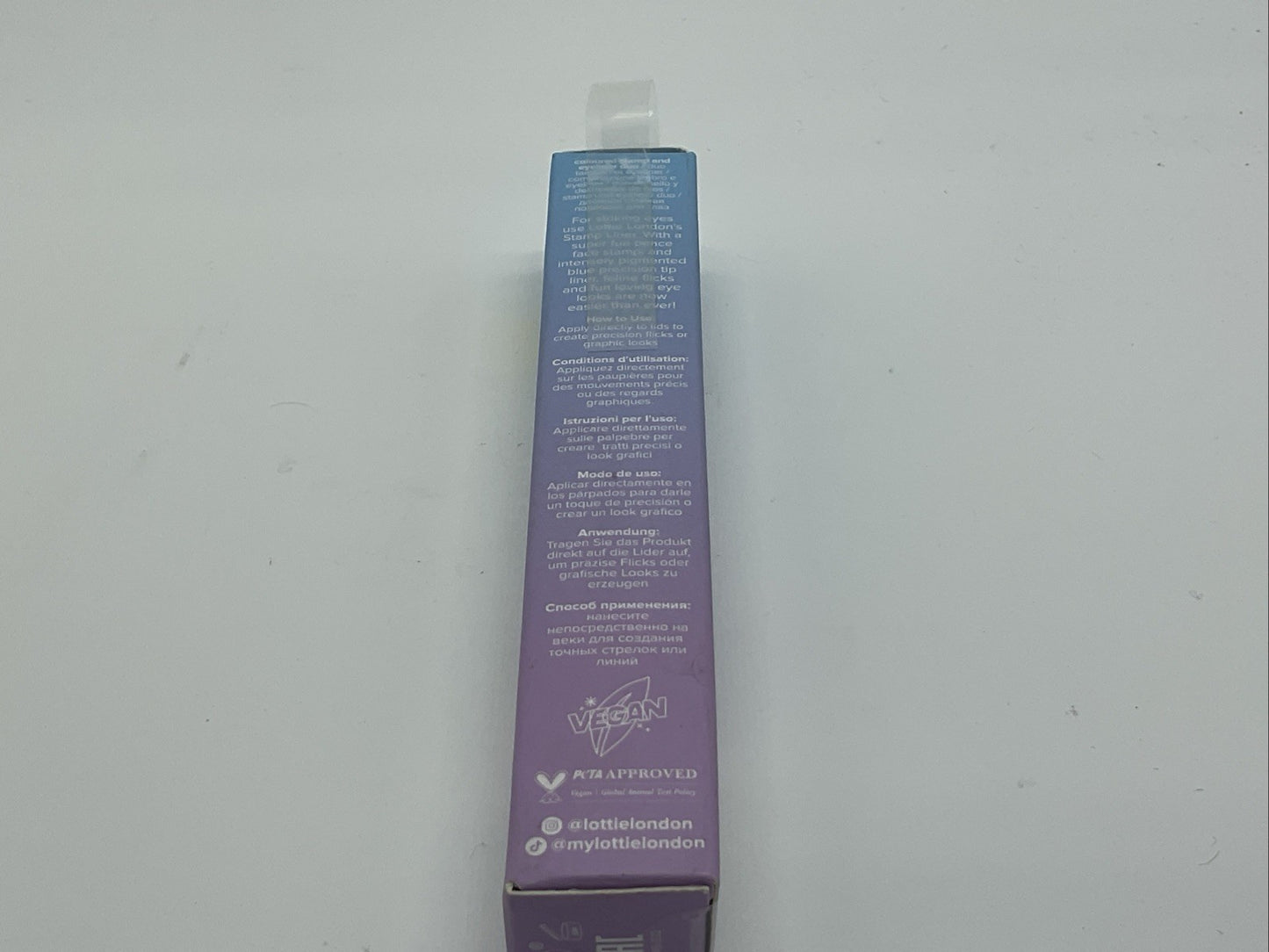 Lottie London Proud To Be Stamp Coloured Liner - Blue Peace