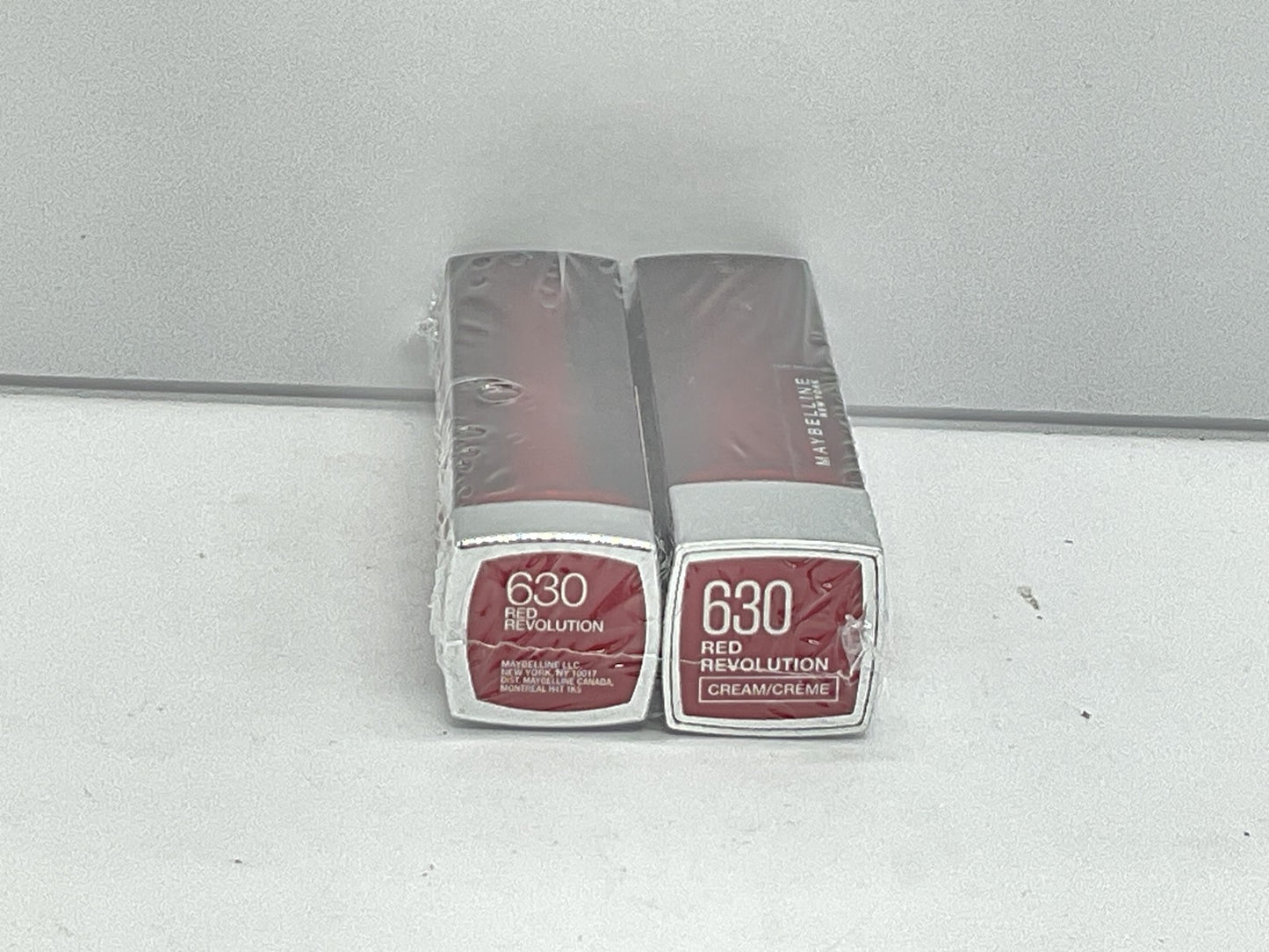 2 PACK - Maybelline Color Sensational Lipstick - 630 Red Revolution