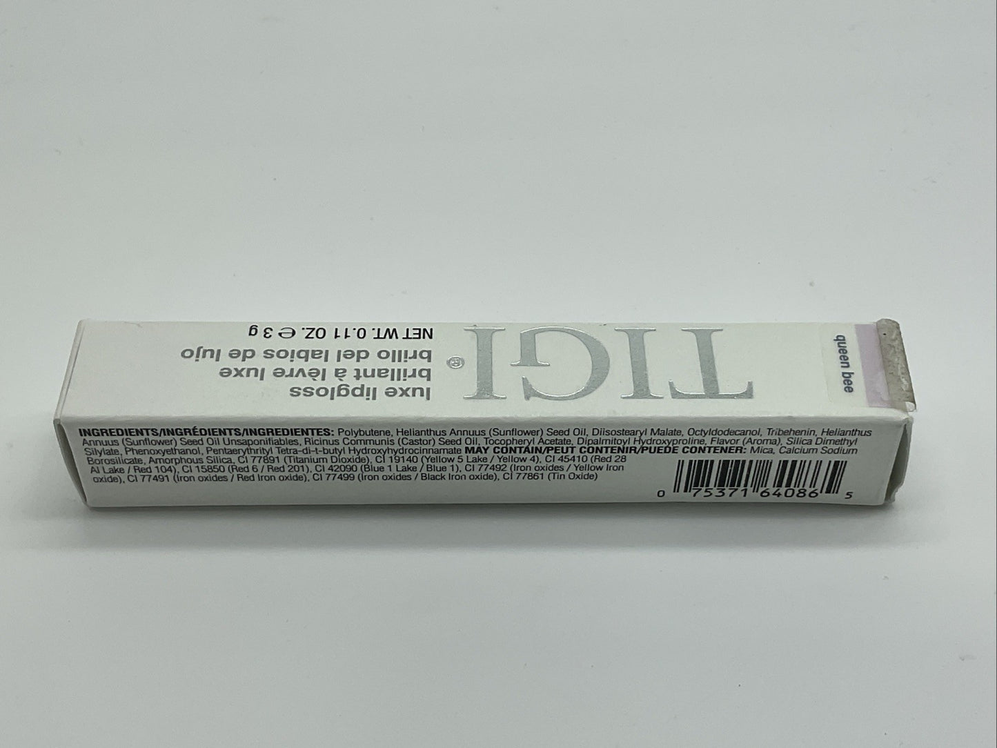 TIGI Luxe Lipgloss Professional Cosmetics 0.11oz - Queen Bee