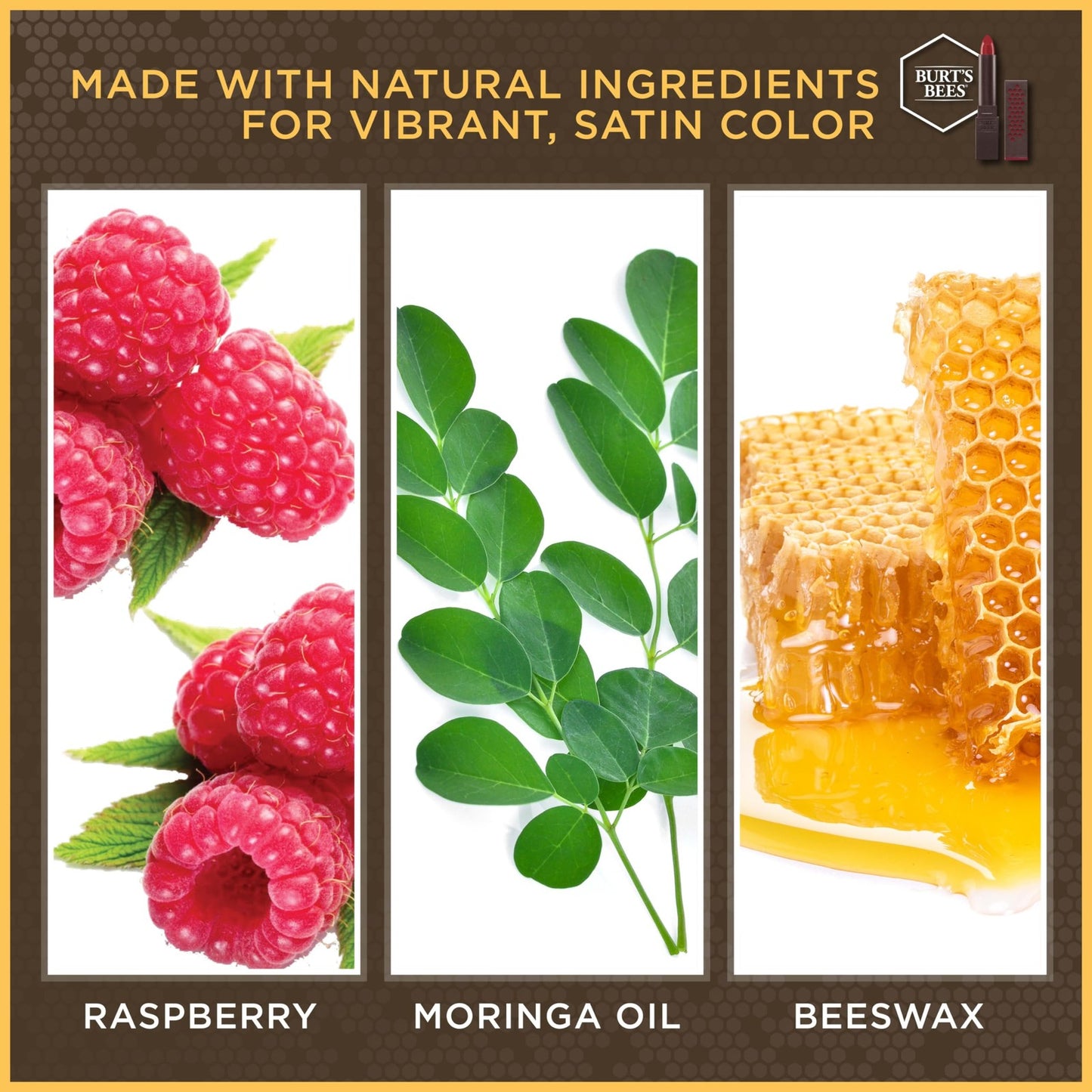 2 PACK - Burts Bees Natural Lipstick - 521 Ruby Ripple