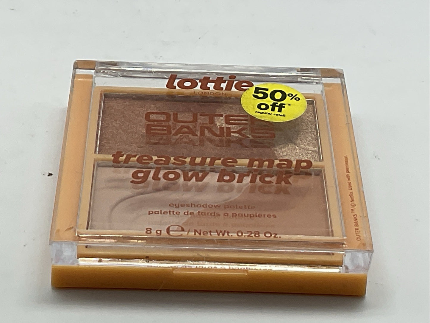 Lottie London Outer Banks 0.28oz Bronzing Face Powder - Treasure Map Glow Brick