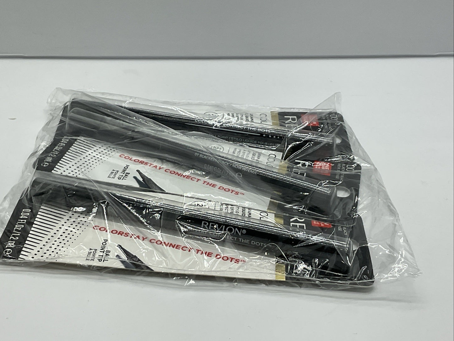 3 PACK - Revlon ColorStay Liquid Eye Pen - 001 Blackest Black
