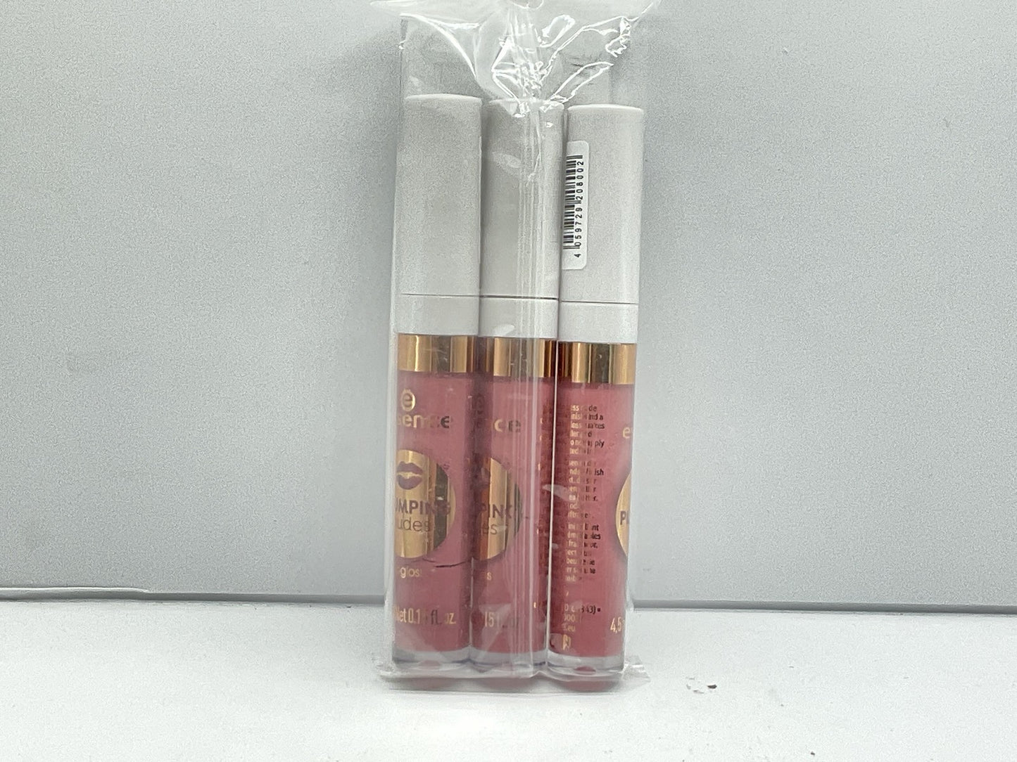 3 PACK - Essence Plumping Nudes Lip Gloss - 04 That’s Big