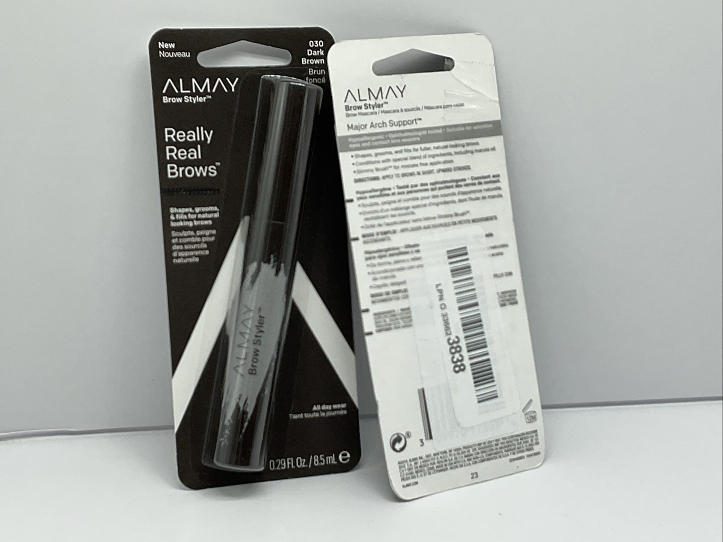 Almay Really Real Brows Brow Styler - 030 Dark Brown - Set Of 2