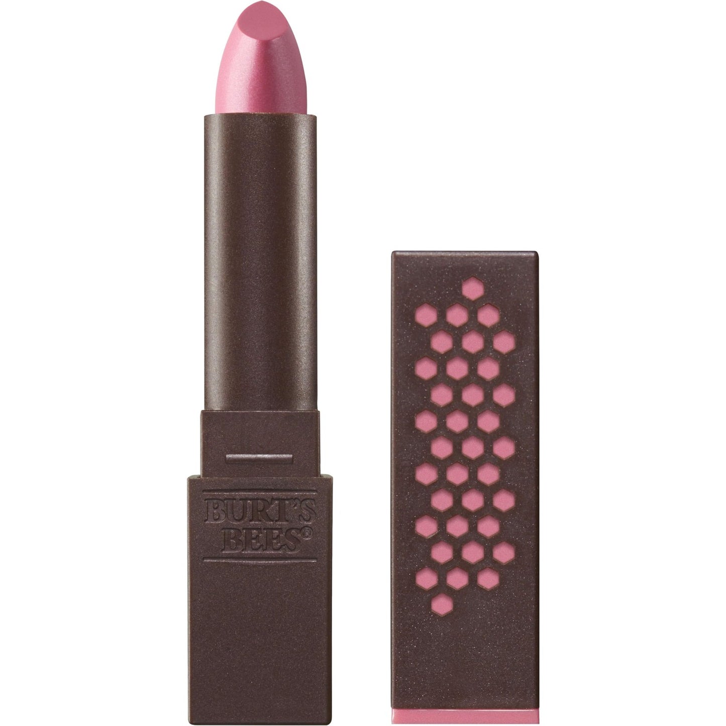 2 PACK - Burts Bees 100% Natural Glossy Lipstick - #516 ROSE FALLS