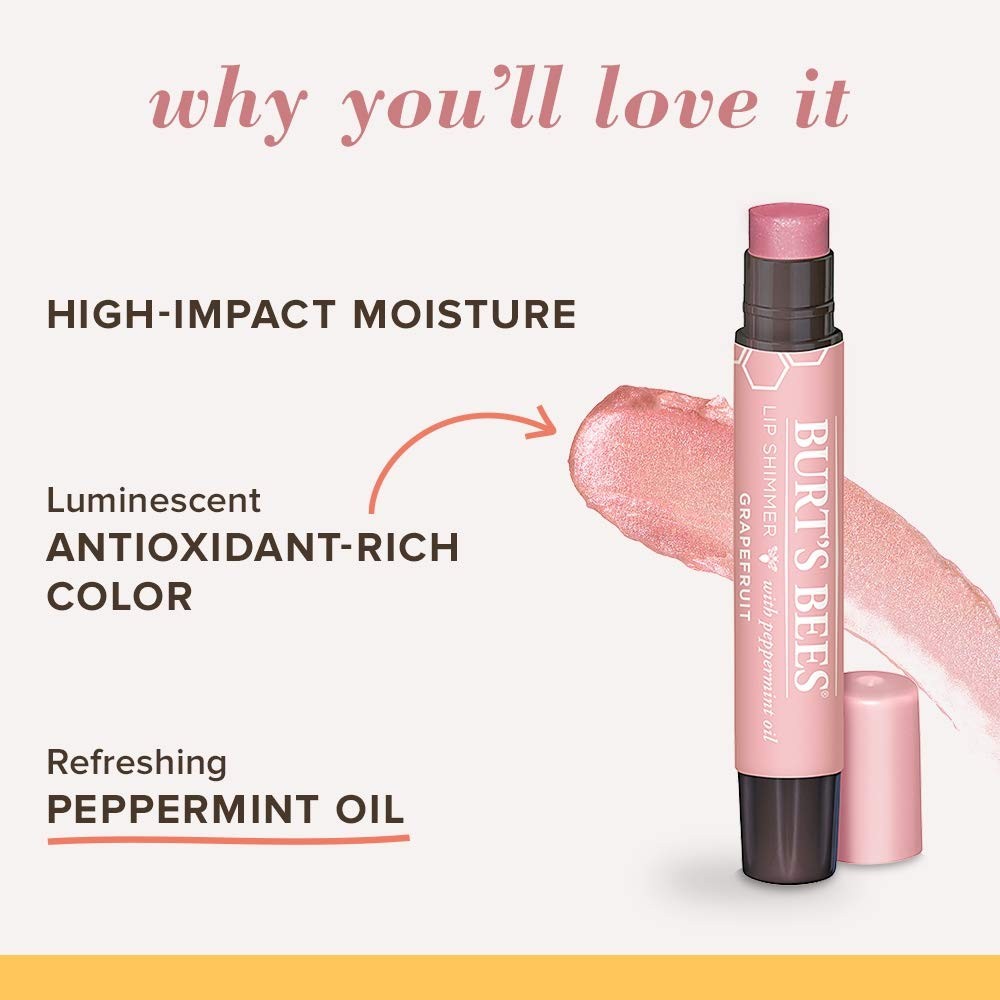 Burt's Bees Lip Shimmer Grapefruit