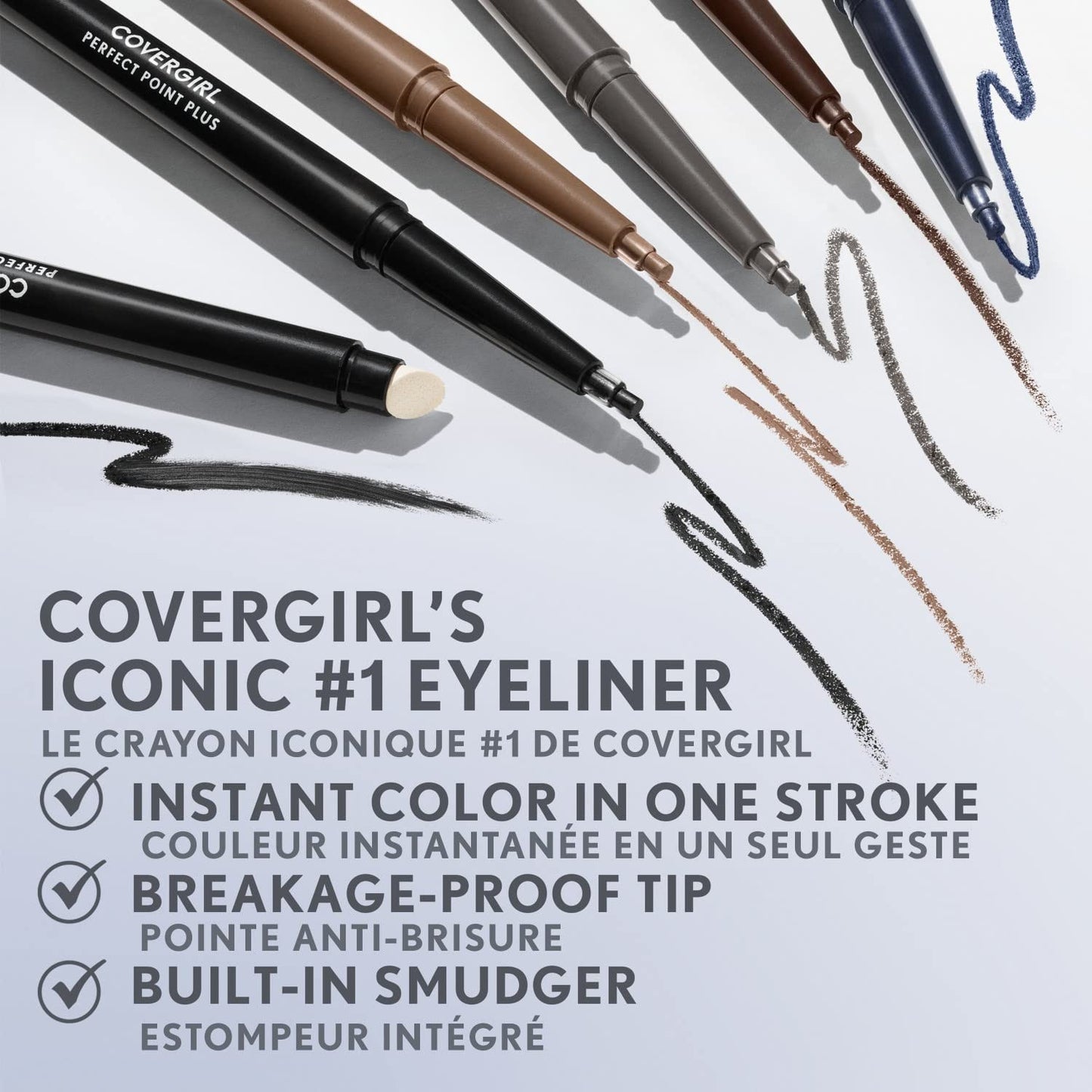 COVERGIRL Perfect Point Plus Eyeliner – Eyeliner Pencil - Toffee, 230mg