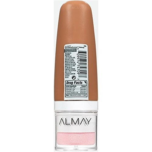 4 Pack - Almay Best Blend Forever Foundation Makeup SPF 40 - 180 Natural Tan