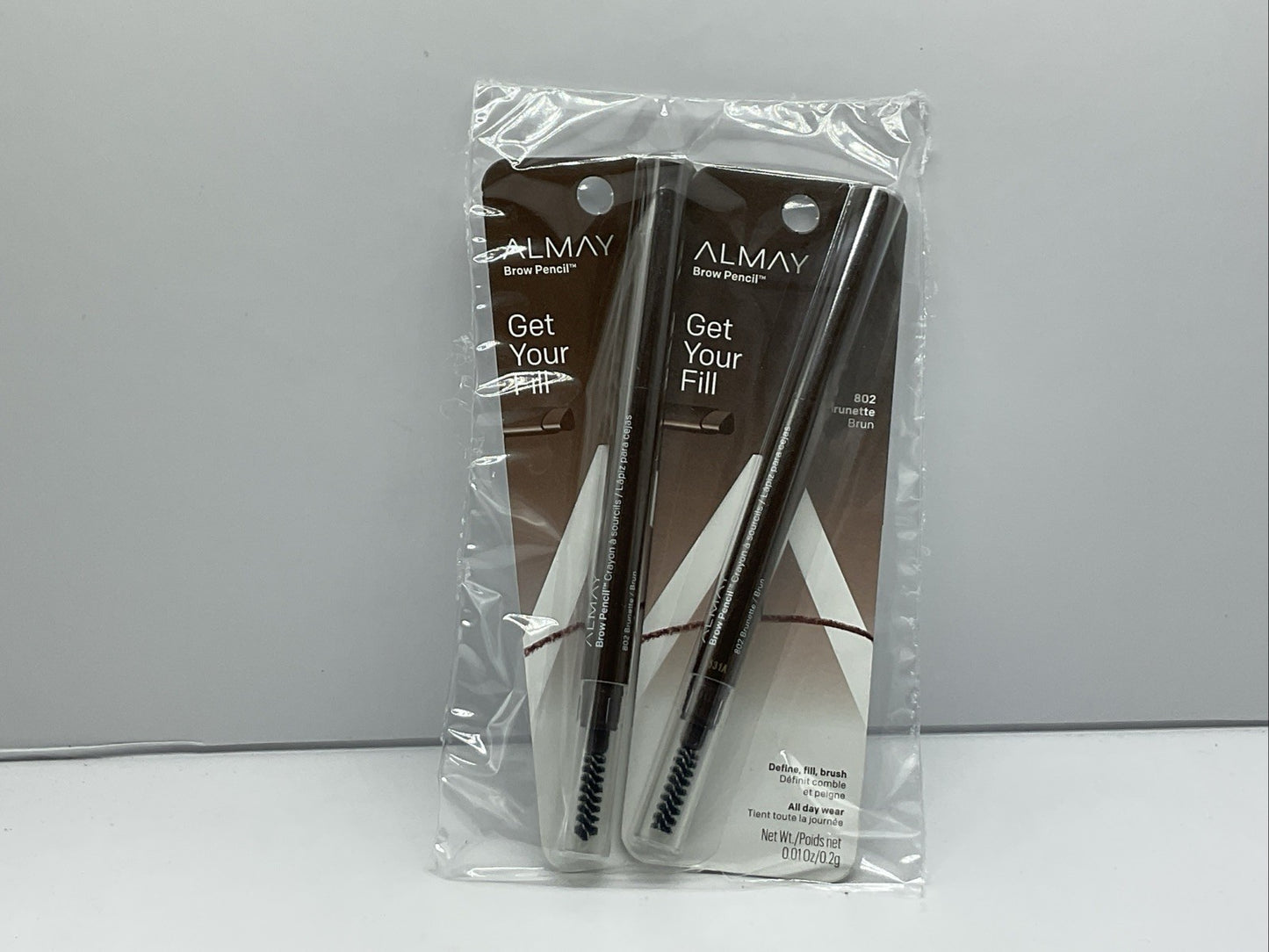 Almay Brow Pencil Get Your Fill - 802 Brunette - Set Of 2