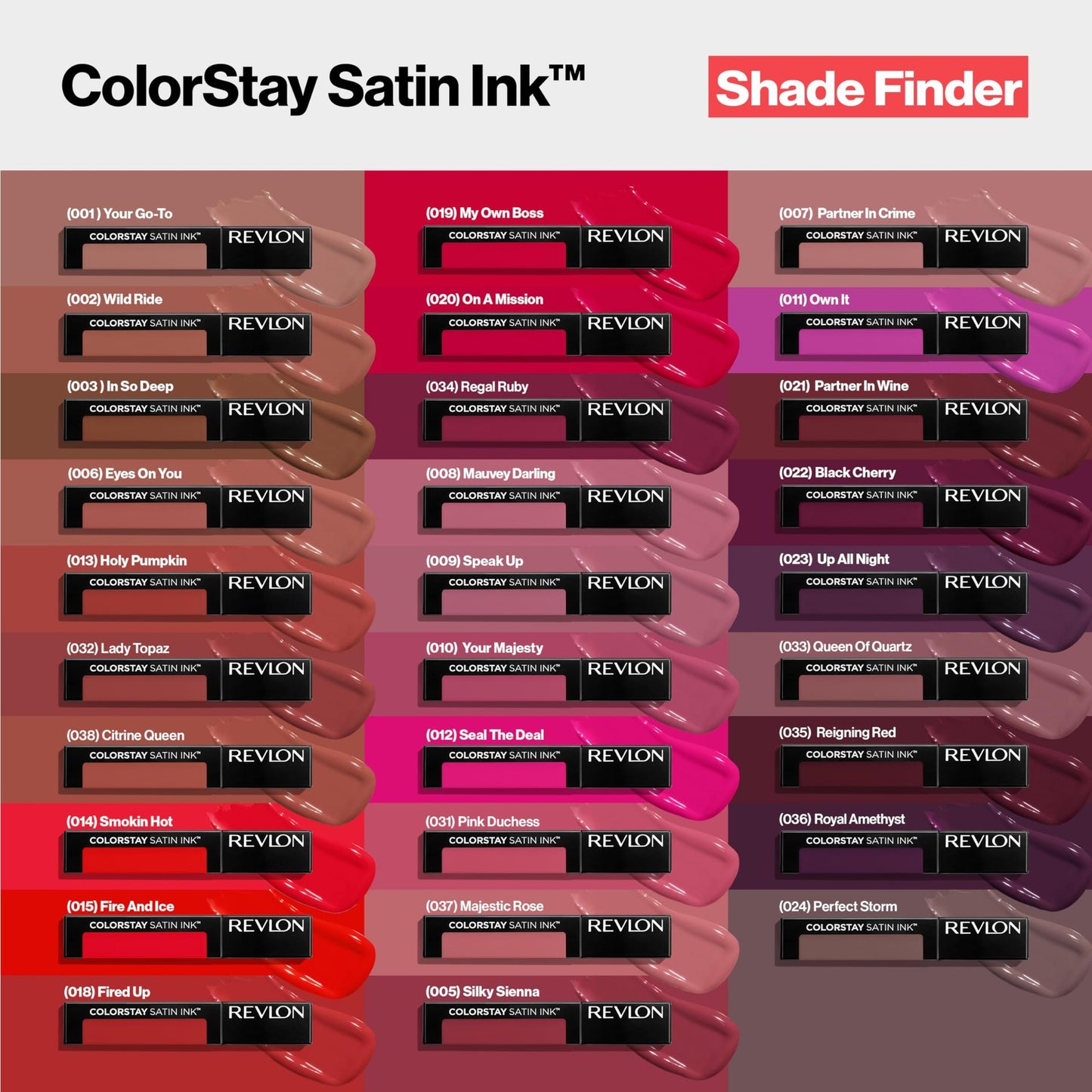3 PACK - Revlon ColorStay Satin Ink Lipcolor - 015 Fire & Ice