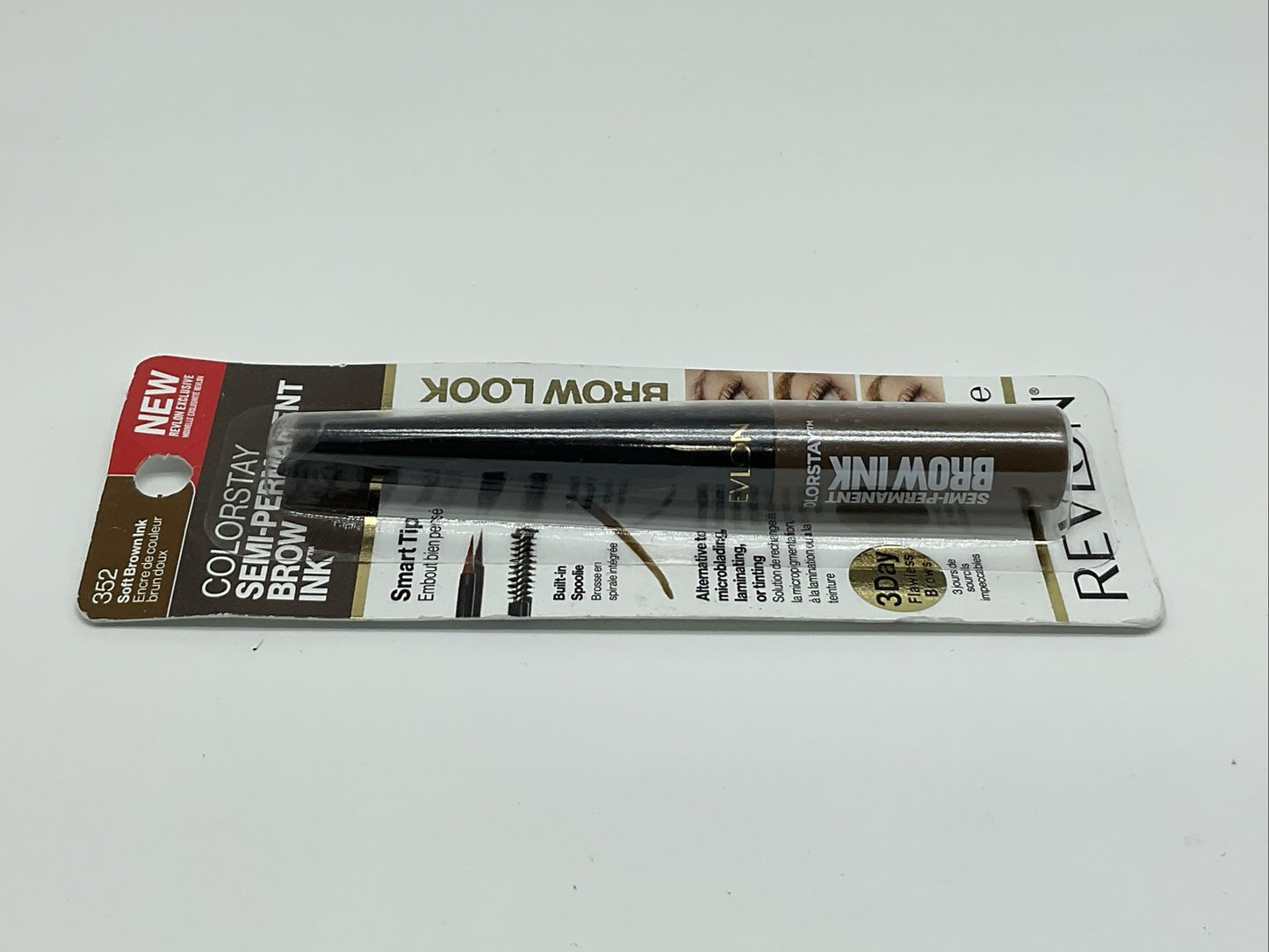 Revlon ColorStay Semi-Permanent Brow Ink 0.09oz - 352 Soft Brown Ink