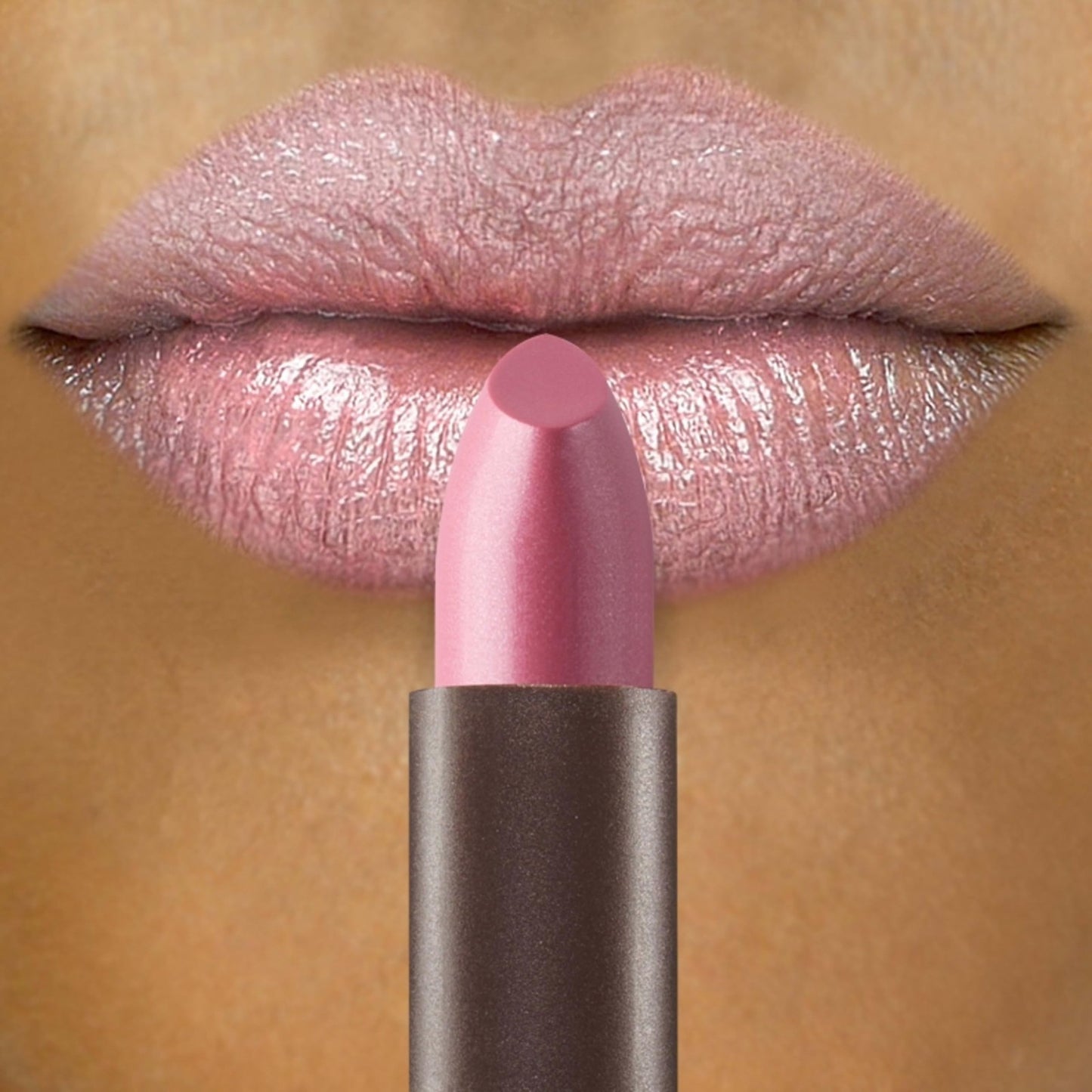 2 PACK - Burts Bees 100% Natural Glossy Lipstick - #516 ROSE FALLS