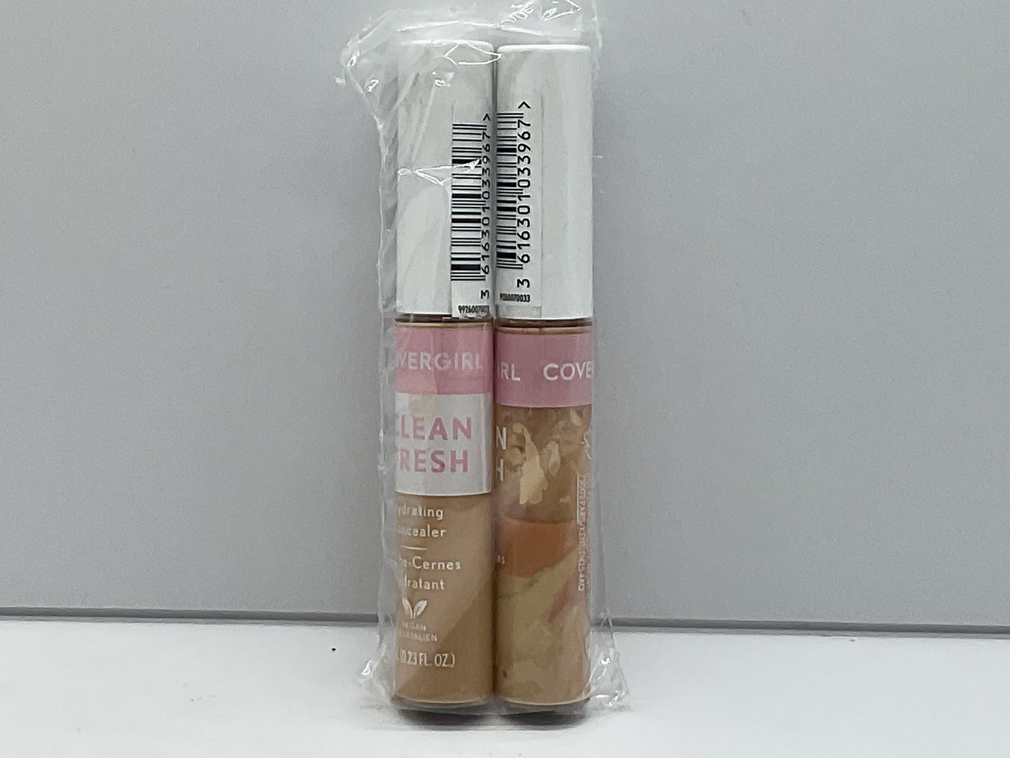 PACK OF 2 - COVERGIRL CLEAN FRESH HYDRATING CONCEALER VEGAN, #330 FAIR/LIGHT