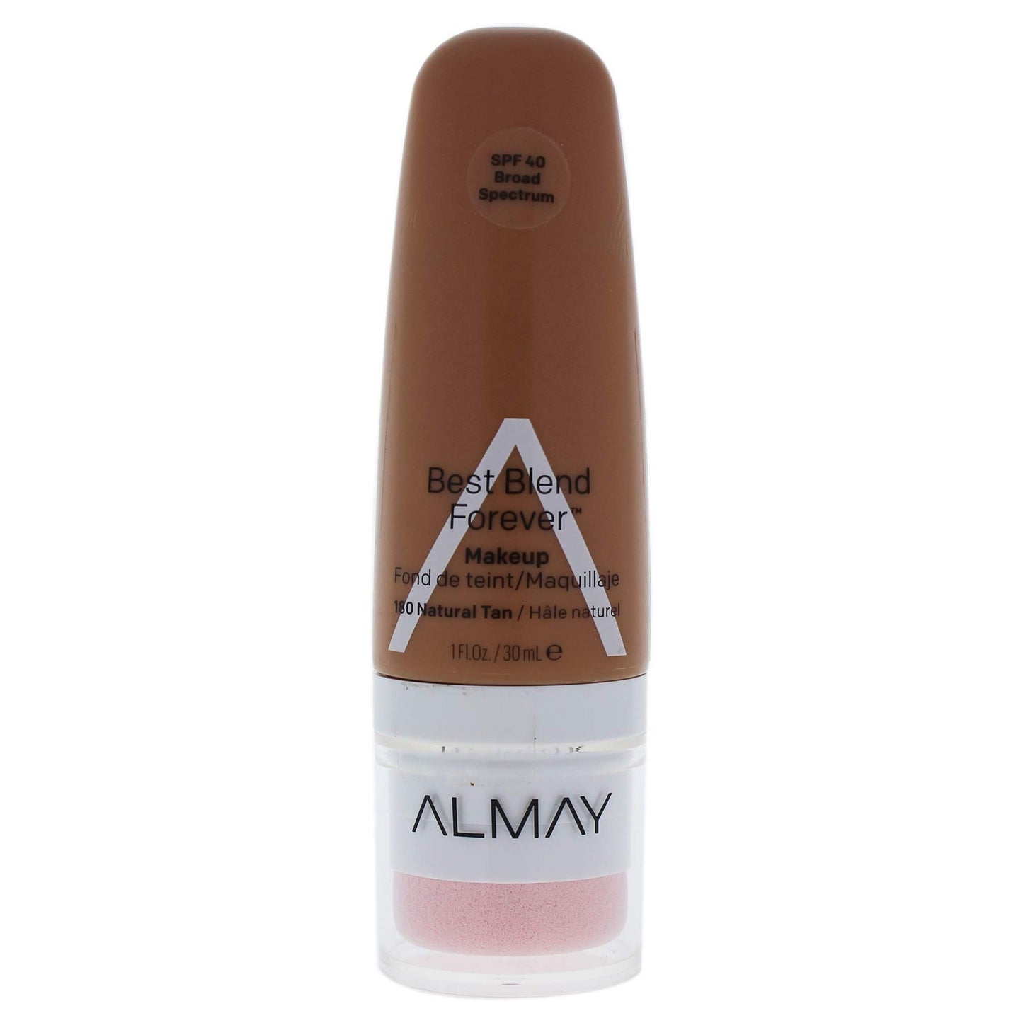 4 Pack - Almay Best Blend Forever Foundation Makeup SPF 40 - 180 Natural Tan