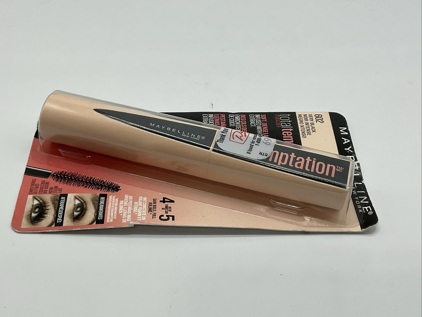 MAYBELLINE Total Temptation Mascara 0.27oz - 602 Very Black