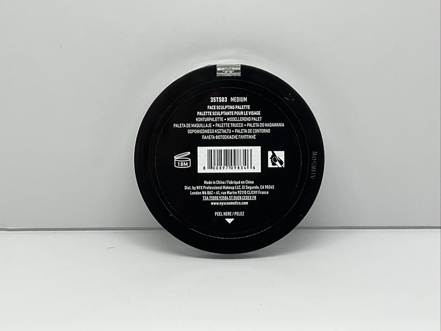 NYX Professional Makeup 3 Steps to Sculpt Face Sculpting Palette MEDIUM - Single