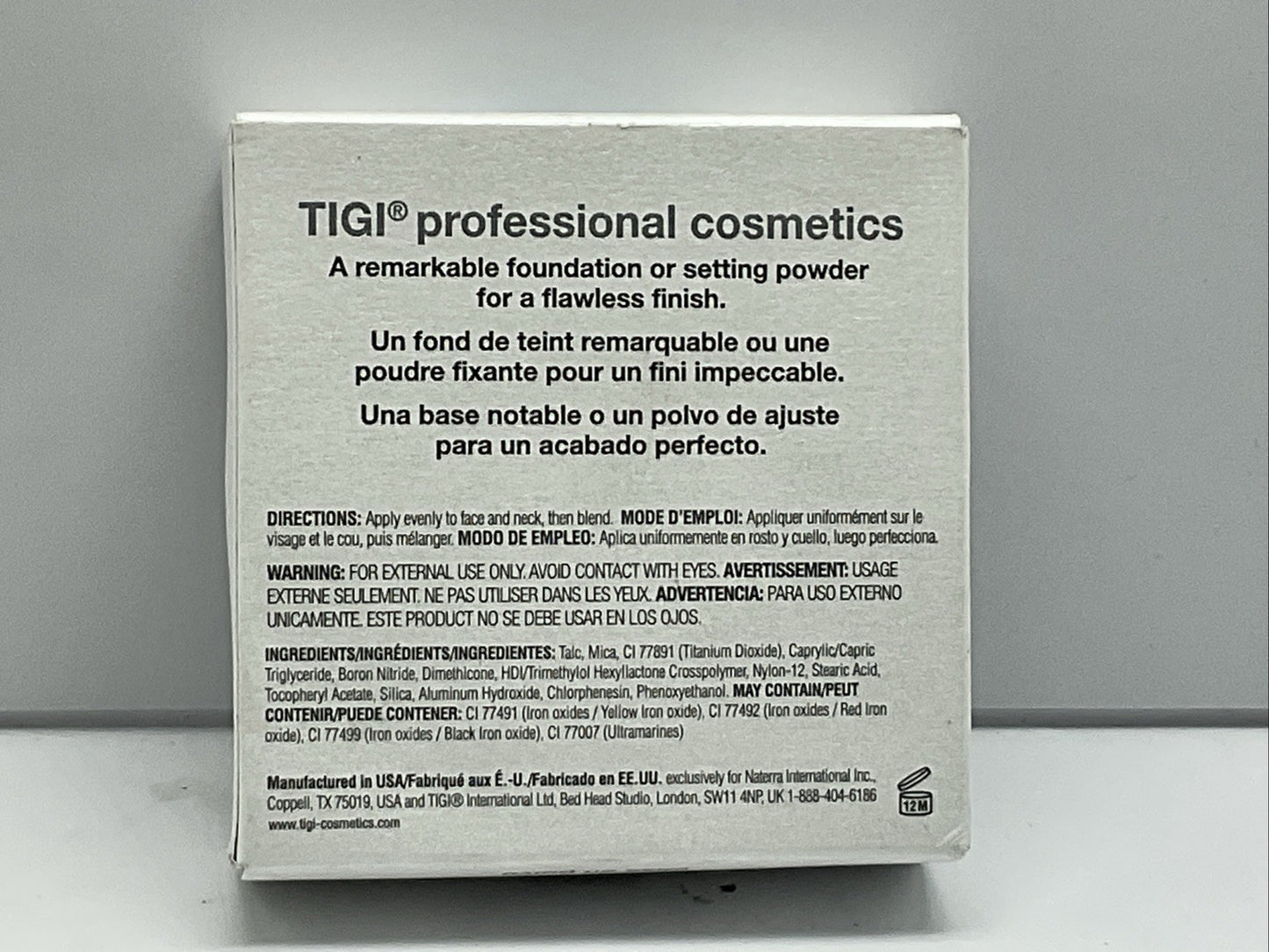 TIGI Powder Foundation 0.37 Oz - Entice