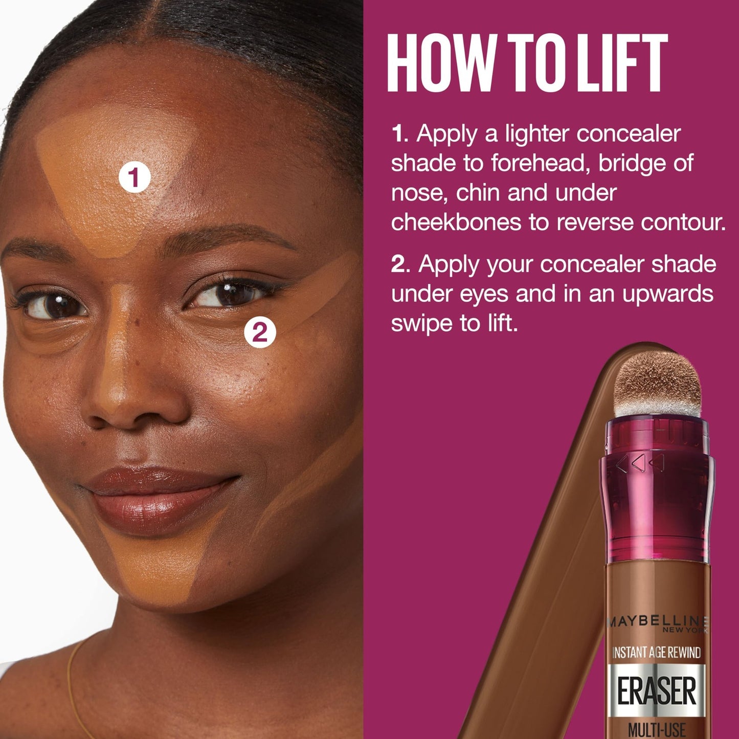 3 Pack - MAYBELLINE INSTANT AGE REWIND ERASER CONCEALER #149 0.2 OZ