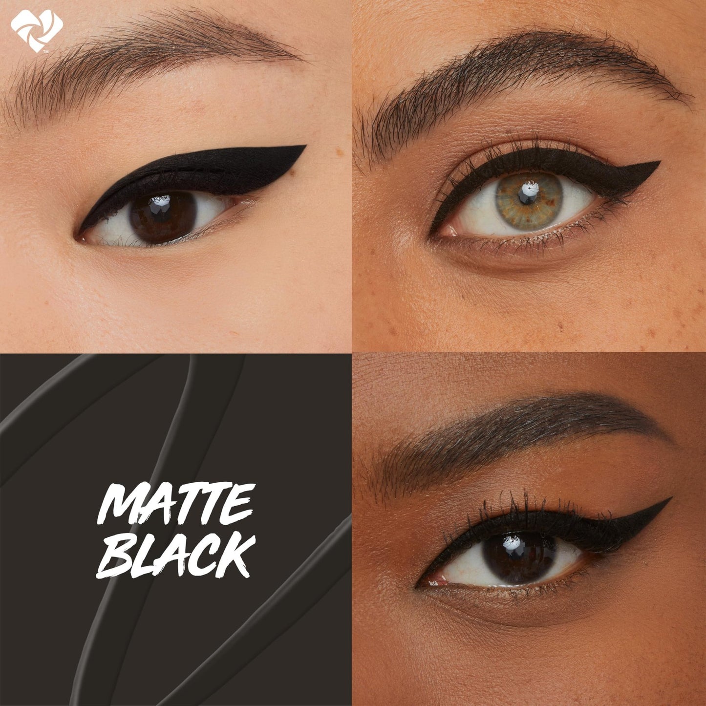 Maybelline Master Precise Liquid Eyeliner, Matte Black, 0.034 fl oz