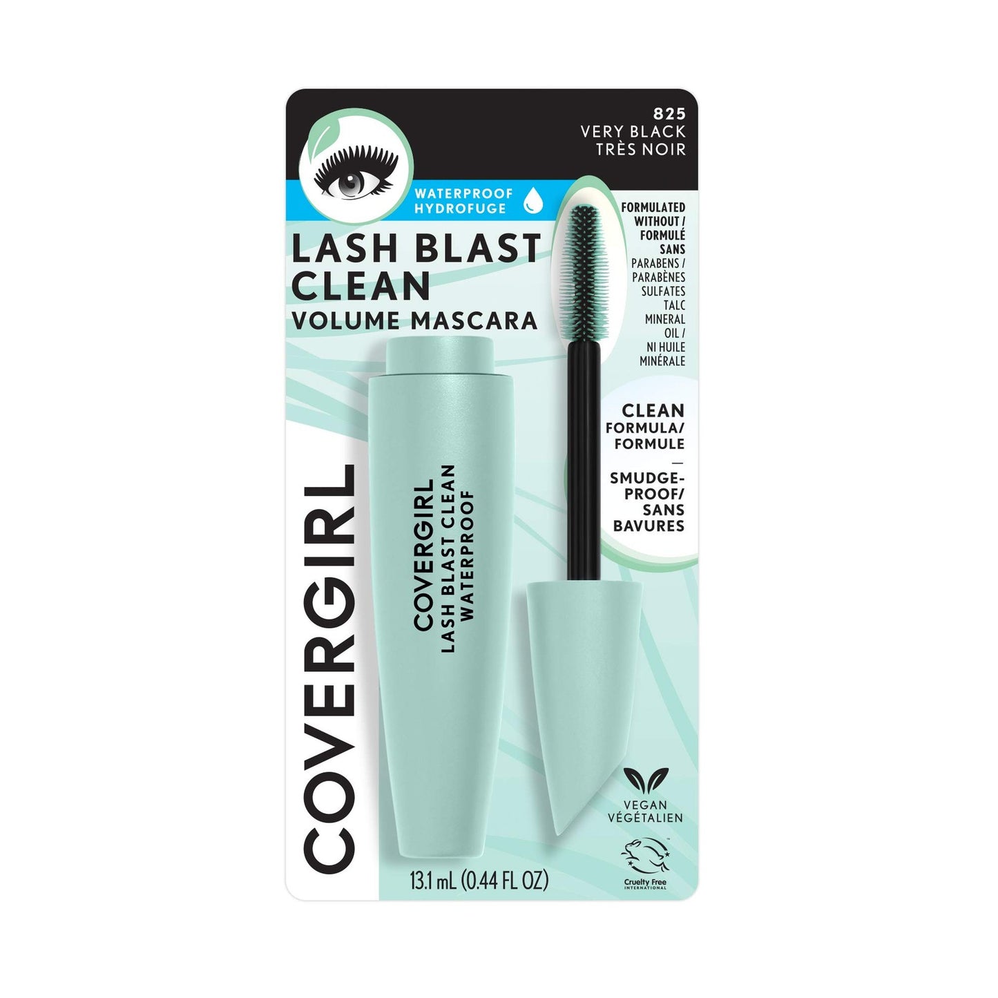 2 PACK - Covergirl Lash Blast Clean Volume Mascara - 825 Very Black