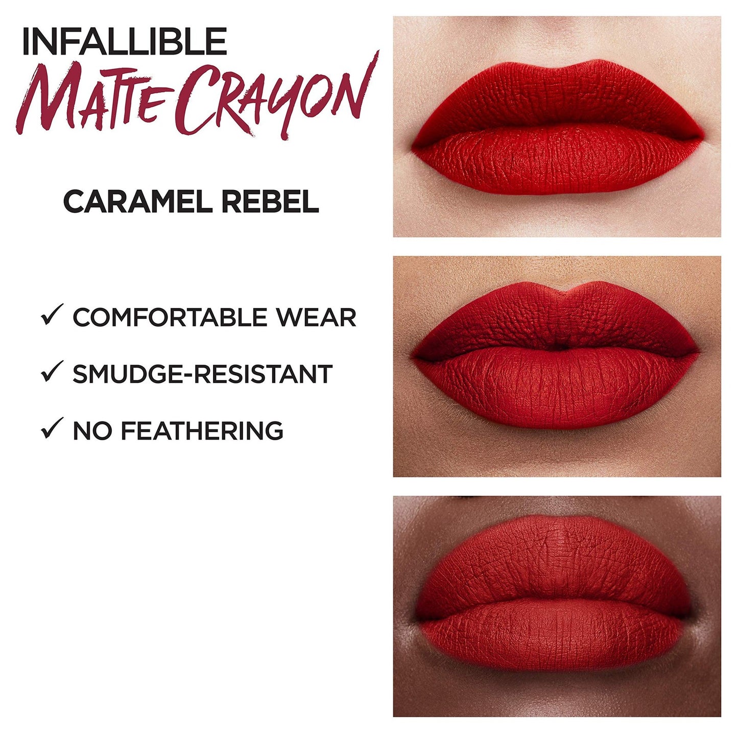 L'Oreal Paris Infallible Matte Lip Crayon - 506 Caramel Rebel